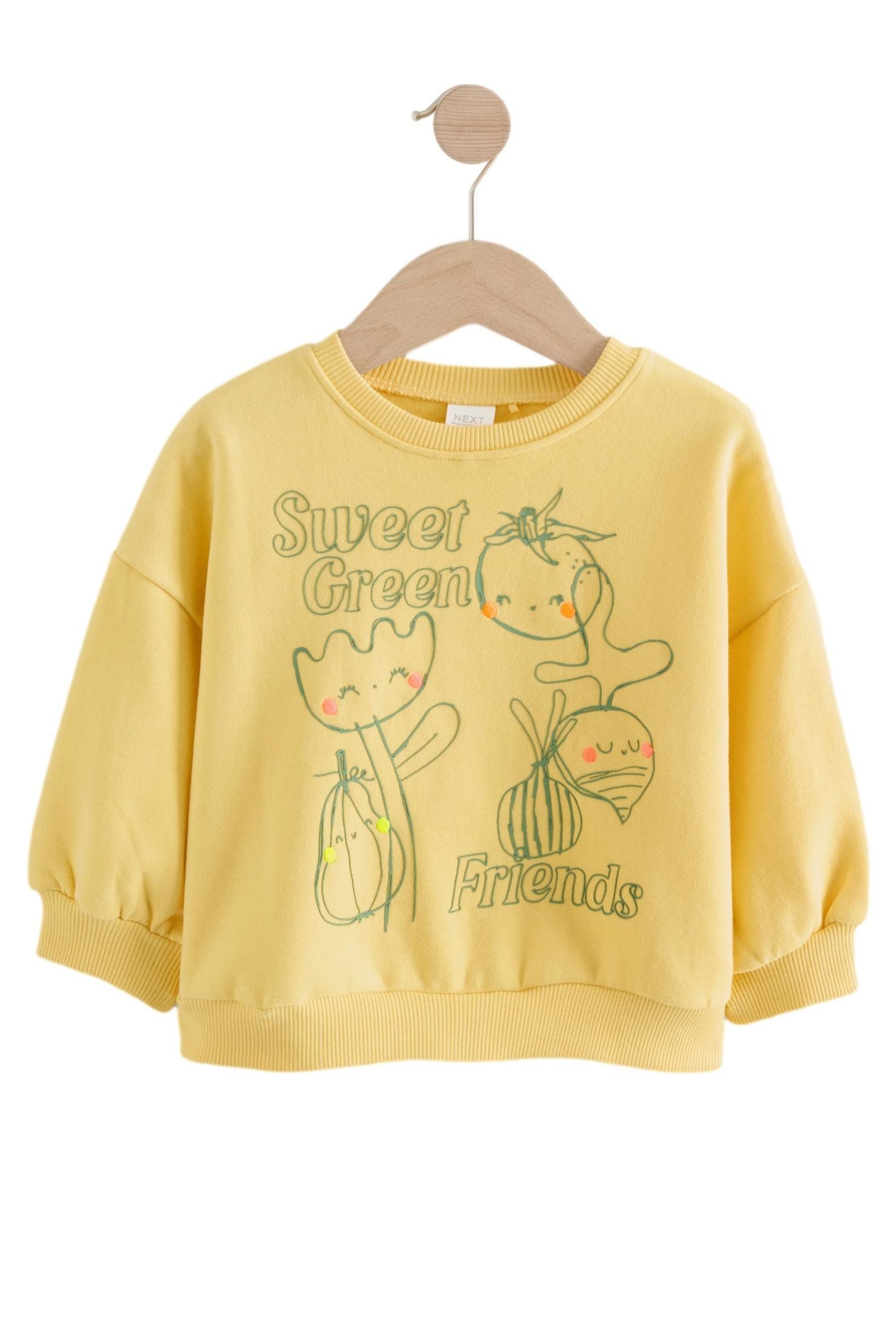 Next Sweater Sweatshirt mit Rundhalsausschnitt (1-tlg)
