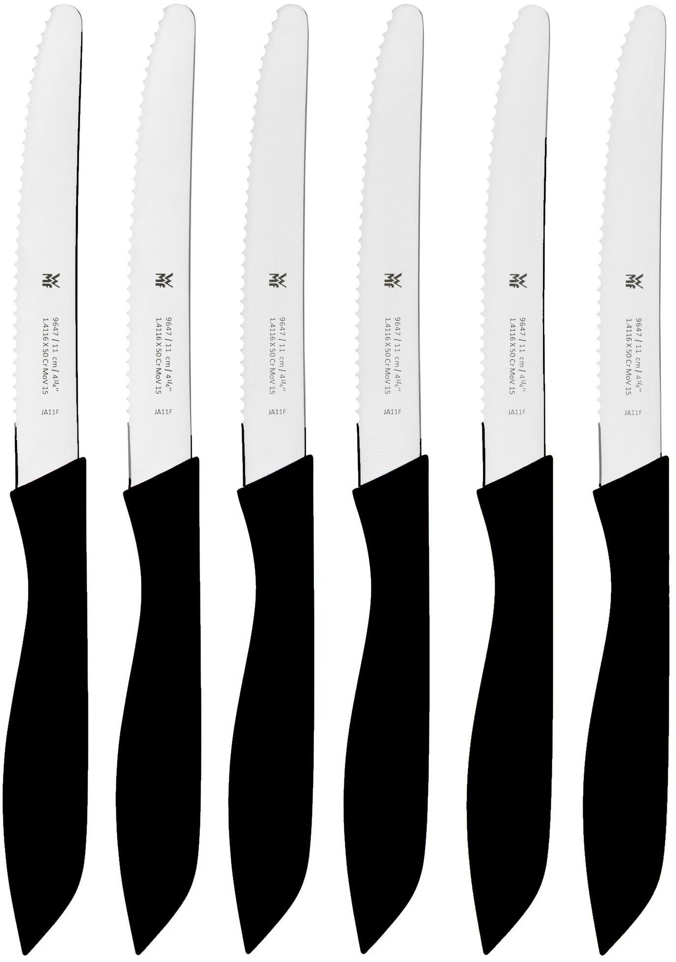 WMF Besteck-Set (6-tlg), 6 Personen, Klingenstahl, ideal für Brotzeit, Spezialklingenstahl, 6 Stück