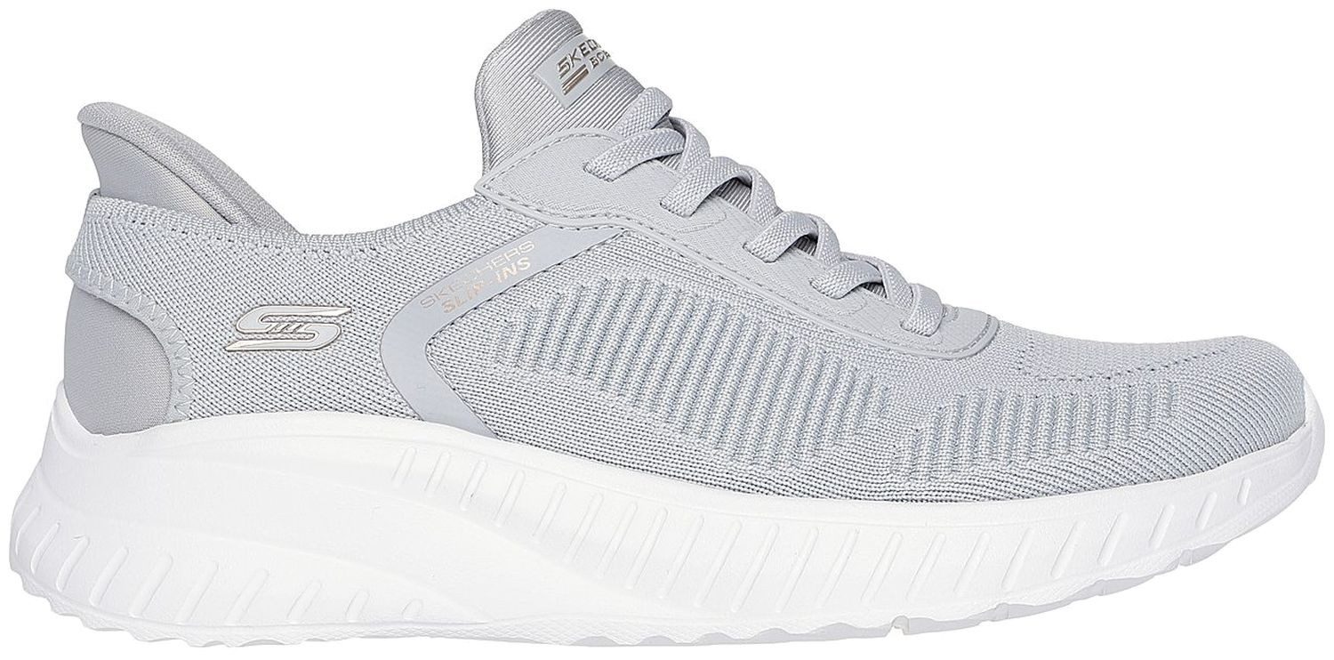 Skechers Skechers Bobs Squad Chaos Current Muse Slip-On Grau LTGY Slipper