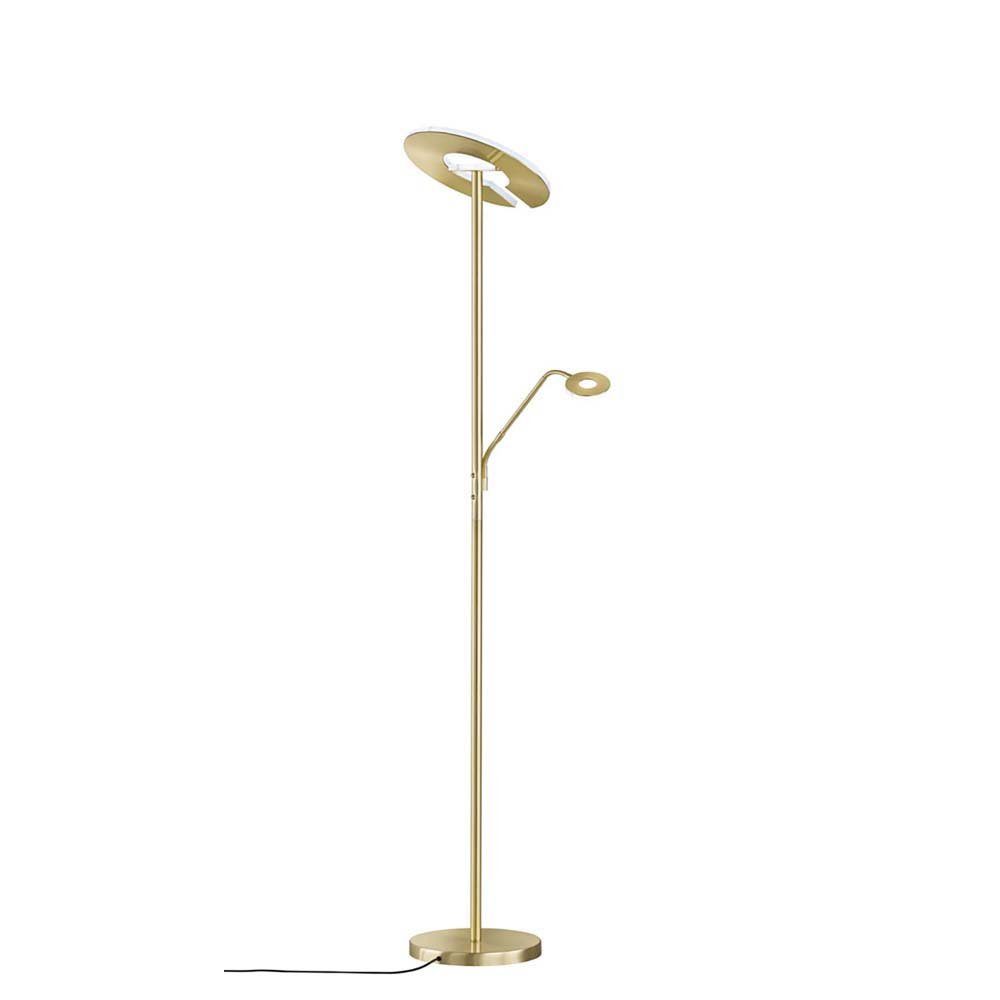 FISCHER & HONSEL LED Stehlampe, LED-Leuchtmittel fest verbaut, Neutralweiß, Warmweiß, Deckenfluter Leselampe Stehleuchte dimmbar CCT LED Wohnzimmerleuchte H