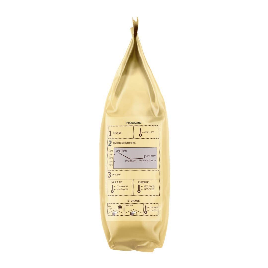Callebaut Schokolade CALLEBAUT, Receipe No. W2 - Kuvertüre Callets, Weiße Schokolade, 1 x
