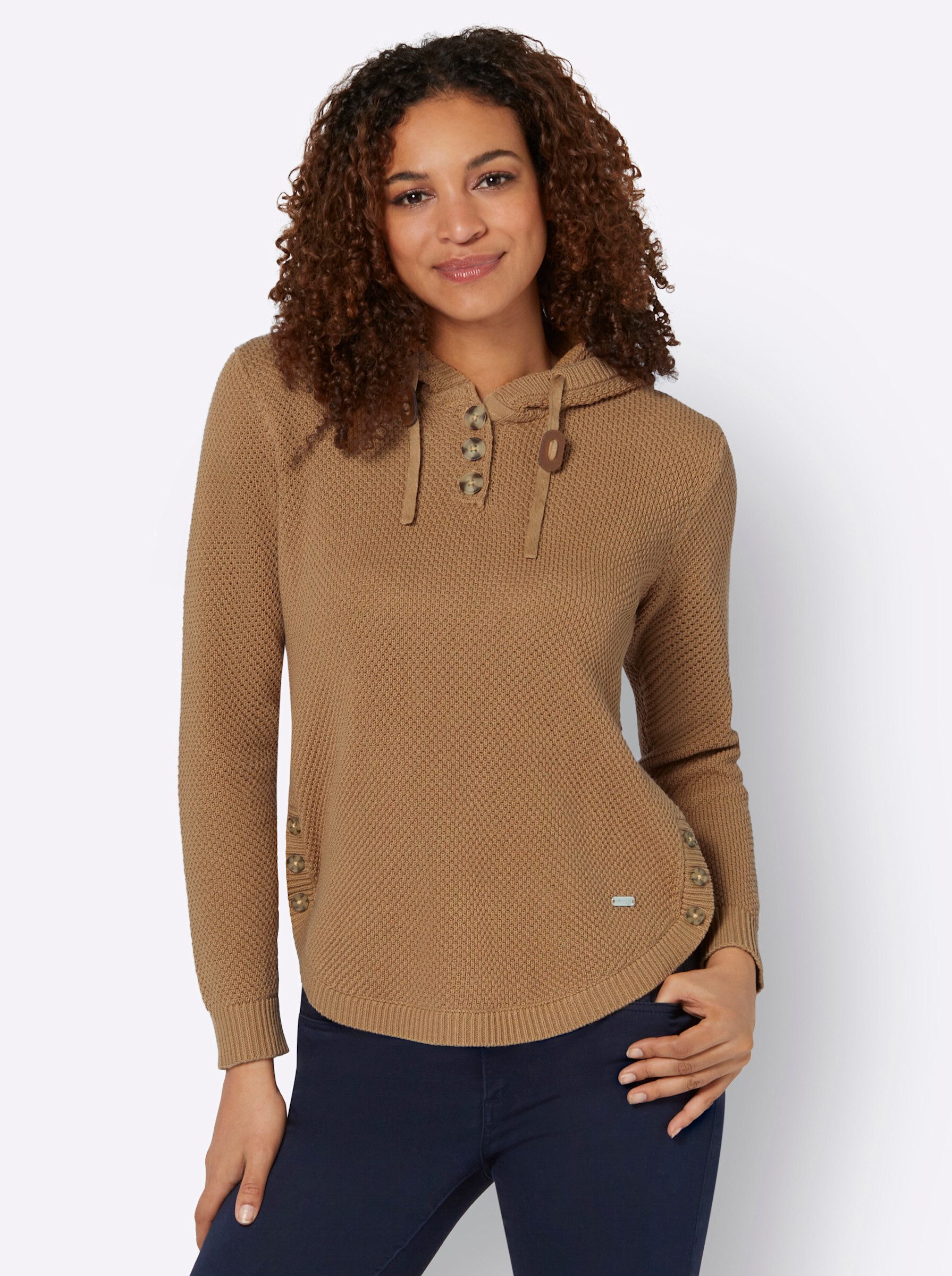 Strickpullover Pullover Langarm Struktur