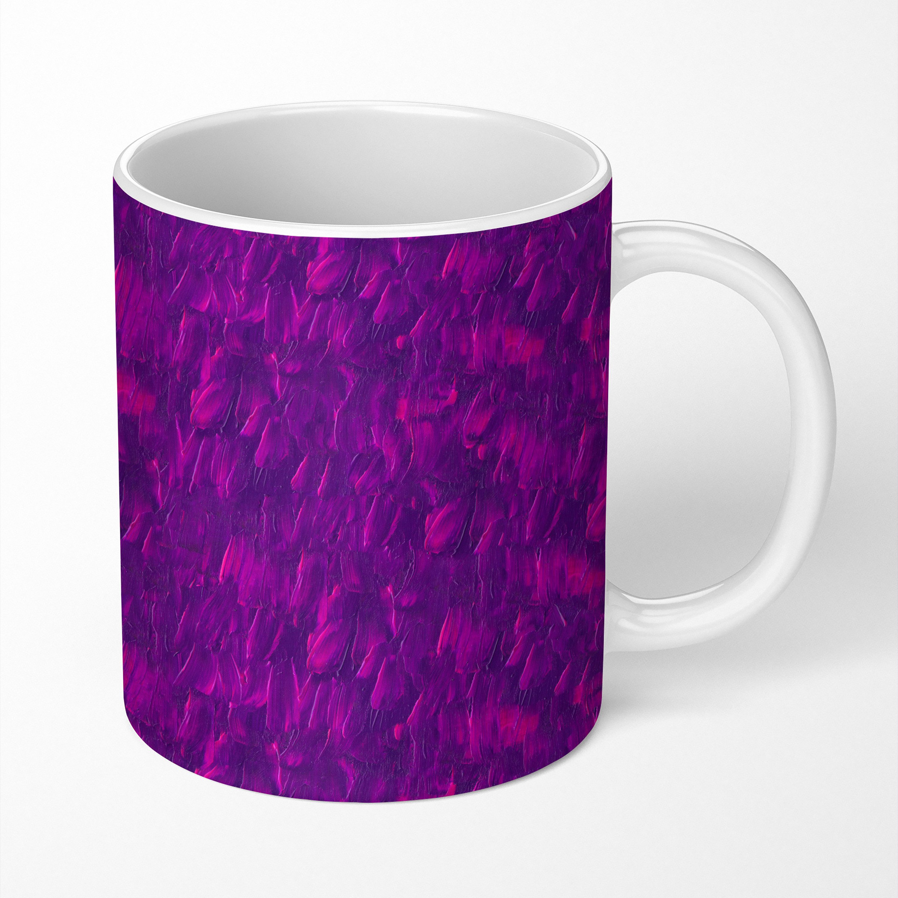 MuchoWow Tasse Öl - Farbe - Texturen - hell, 1-tlg., Keramik, Kaffeetassen, Teetasse, Becher, Kaffeebecher, Geschenk