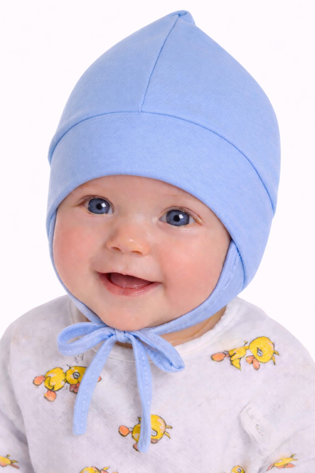 Erstlingsmütze Mütze Baby Haube Erstlingsmütze Babymütze in Blau