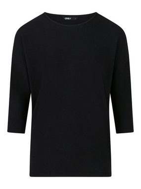 ONLY T-Shirt Damen Top ONGLAMOUR Regular Fit 3/4 Ärmel (2-tlg) Basic 3/4 Arm Shirt mit Rundhalsausschnitt