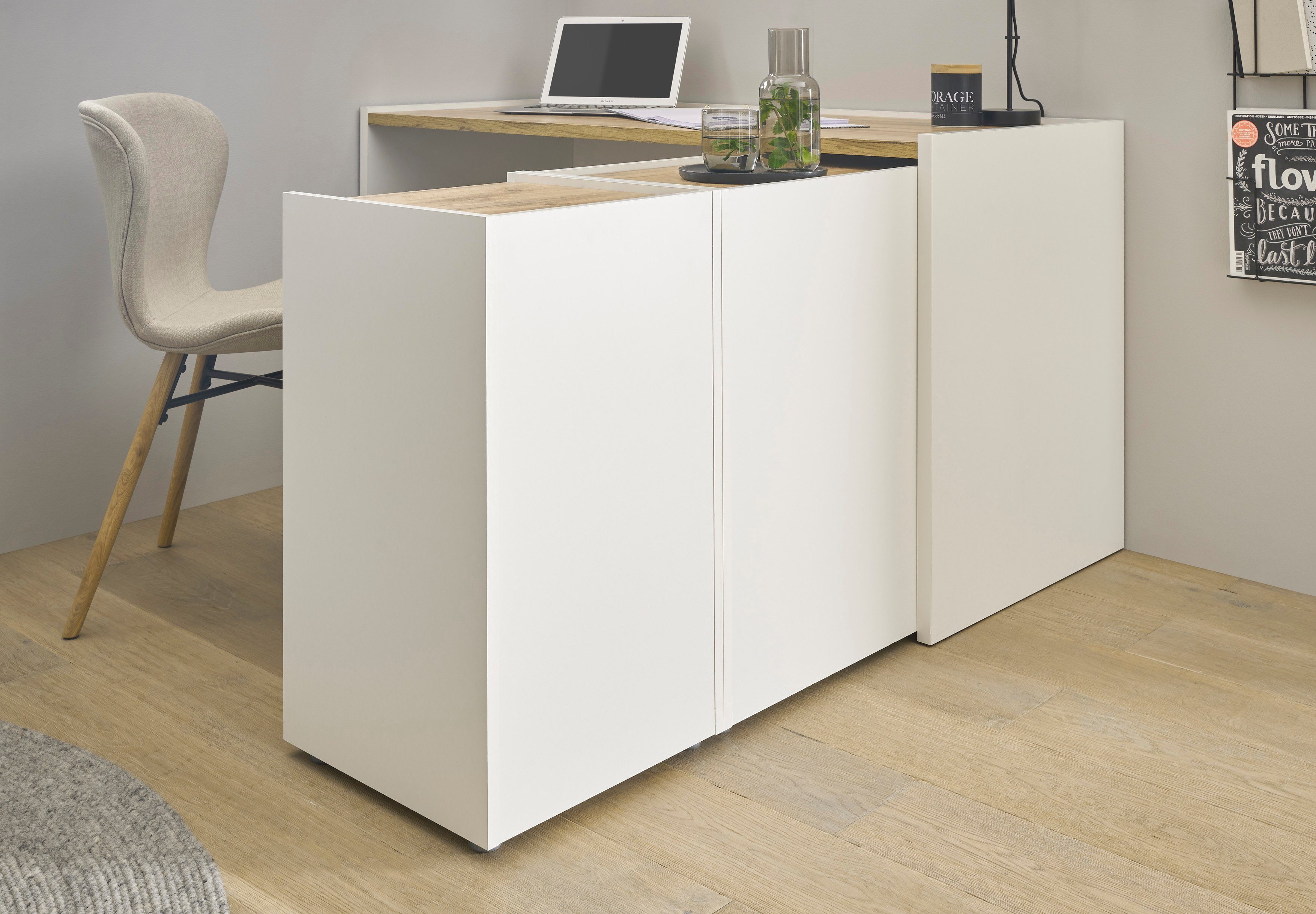 Home affaire Kommode CiTY/GiRON, Aktenschrank, wohnliches Home Office, Breite 40 cm