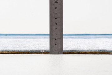 Teppich Keitum 007, Sansibar, rechteckig, Höhe: 3 mm, Flachgewebe, modernes Wellen Design & gekreuzte Säbel