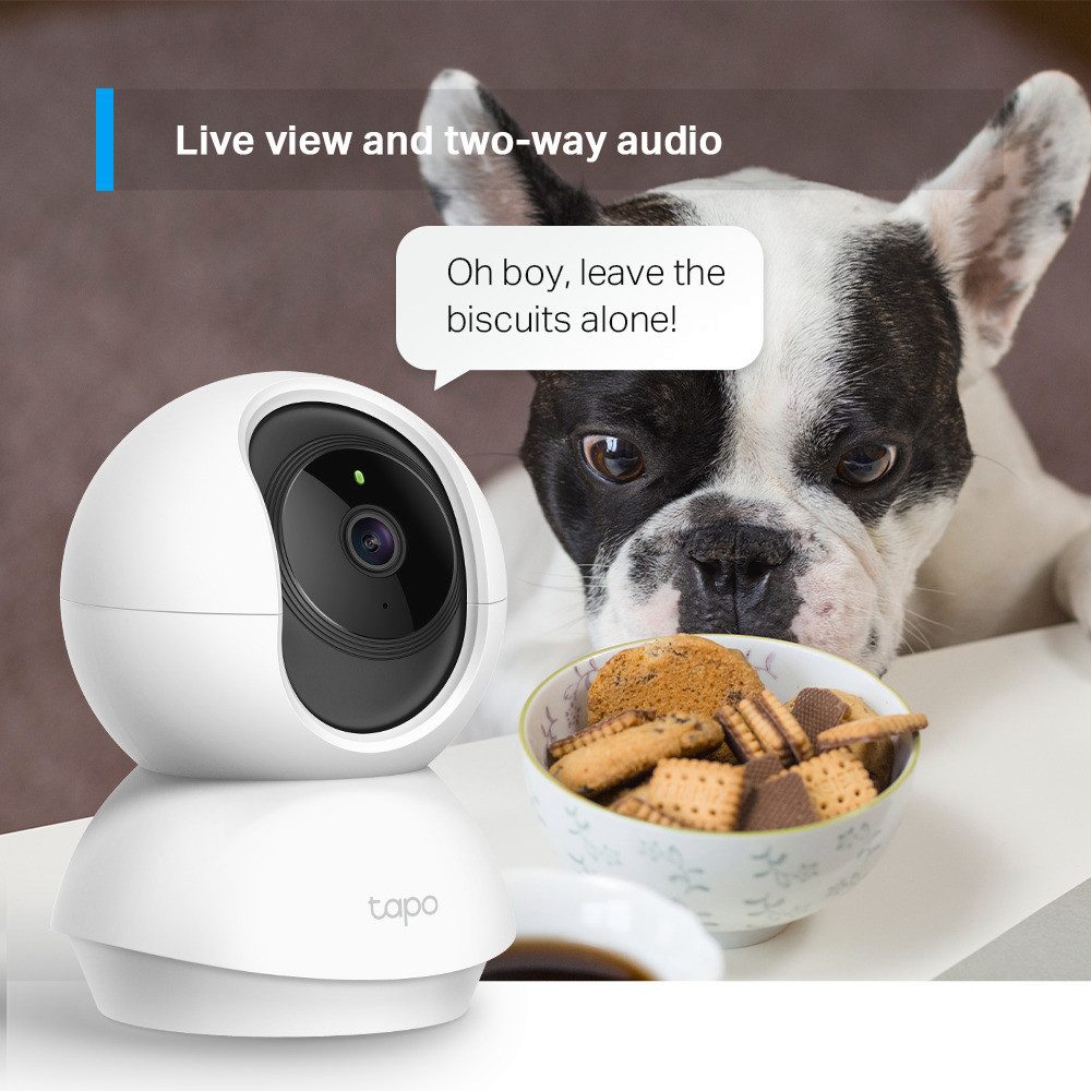 tp-link Smart Home Kamera Tapo TC70 (Innenbereich, Integrierte Sirene)