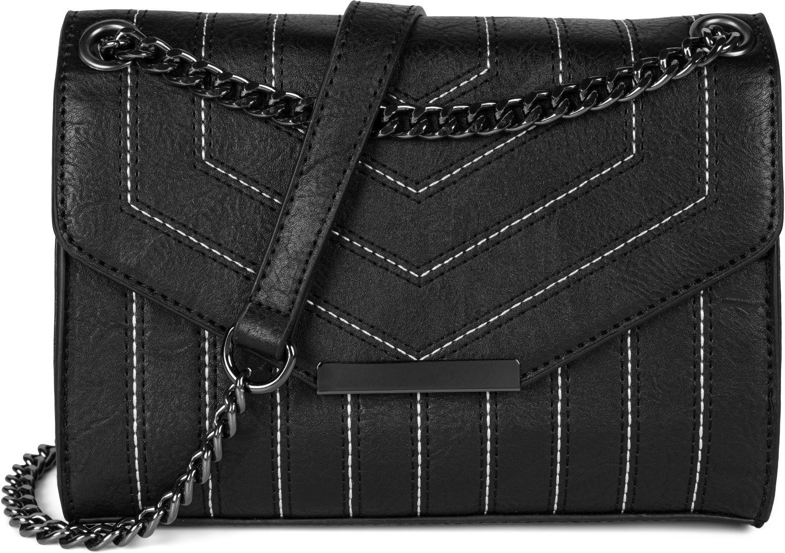 styleBREAKER Umhängetasche Umhängetasche mit farblich abgesetzten Ziernähten (1-tlg). € 32,95