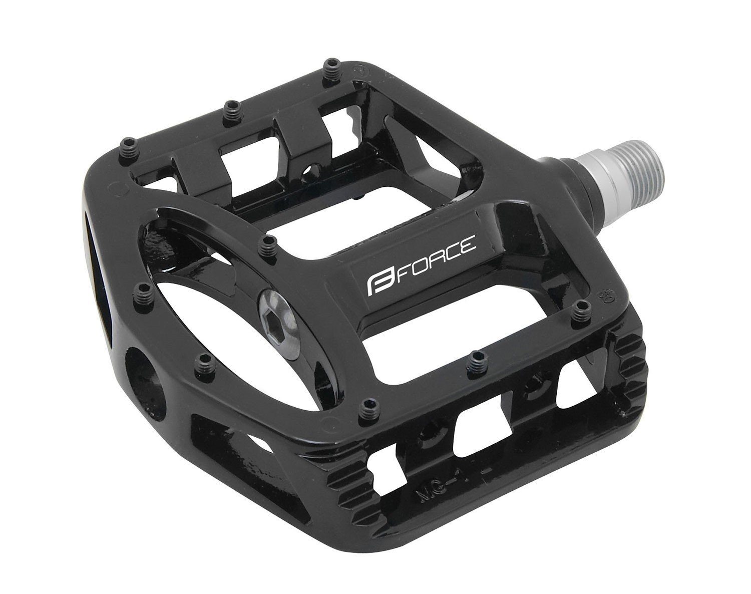 FORCE Fahrradpedale Педали FORCE BMX magnesium austauschbare Pins, schwarz