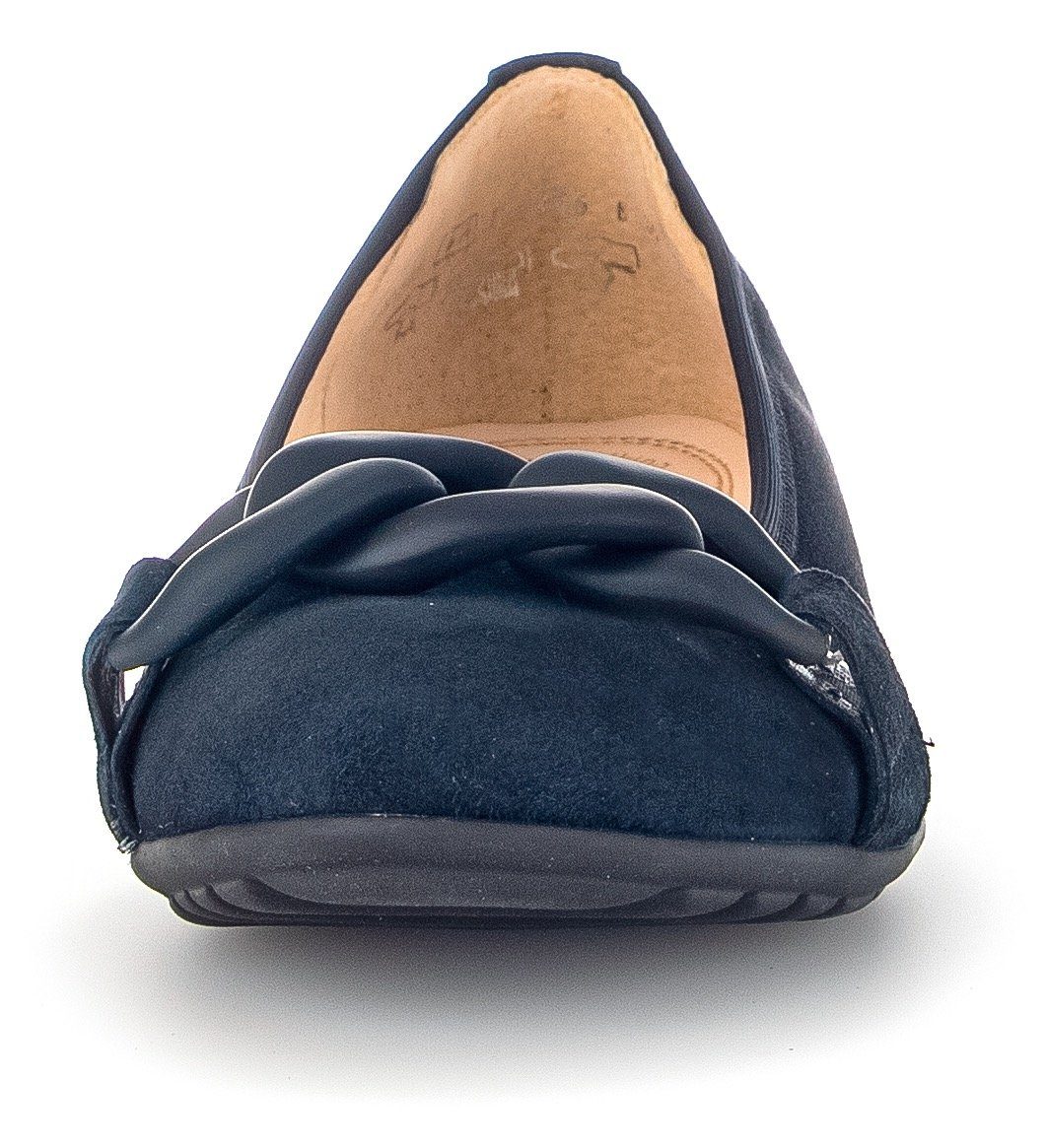 Gabor FLORENZ Ballerina, Keilabsatz, Bequemschuh, Slipper, Businessschuh in Weite G (weit)