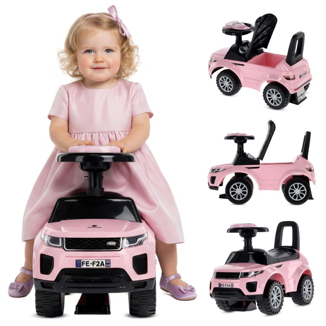 Sun Baby Rutscherauto Lauflernwagen rosa ab 12 Monate mit Sound und Stauraum von Sun Baby