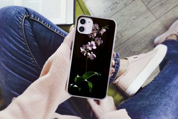 MuchoWow Handyhülle Orchidee - Blume - Rosa, Handyhülle Apple iPhone 11, Smartphone-Bumper, Print, Handy