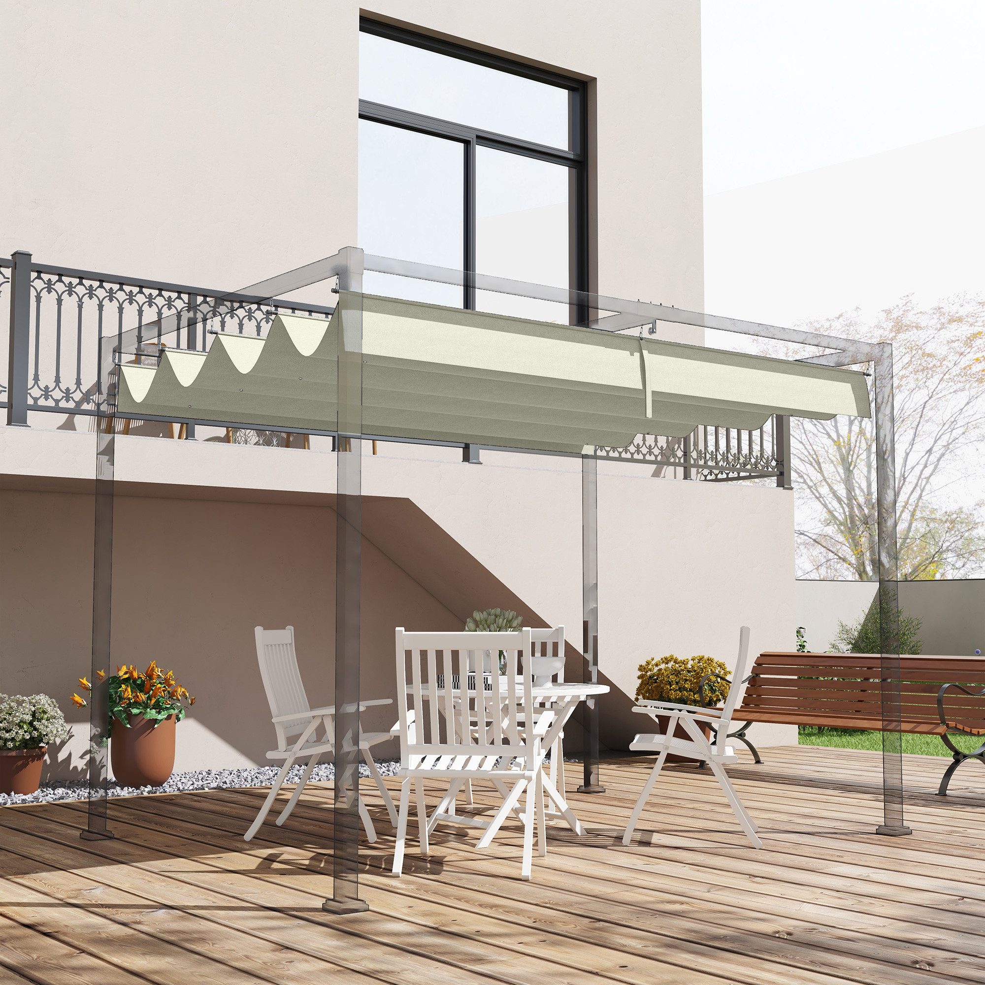 Outsunny Pavillon-Ersatzdach für 2,85 x 2 günstig online kaufen