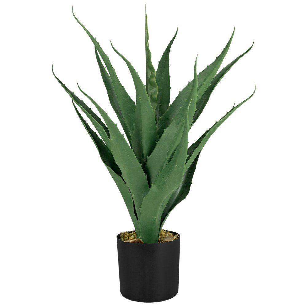 Kunstpflanze Aloe Vera Kunstpflanze Decovego cm Künstliche Plastikpflanze Pflanze Decovego, 55