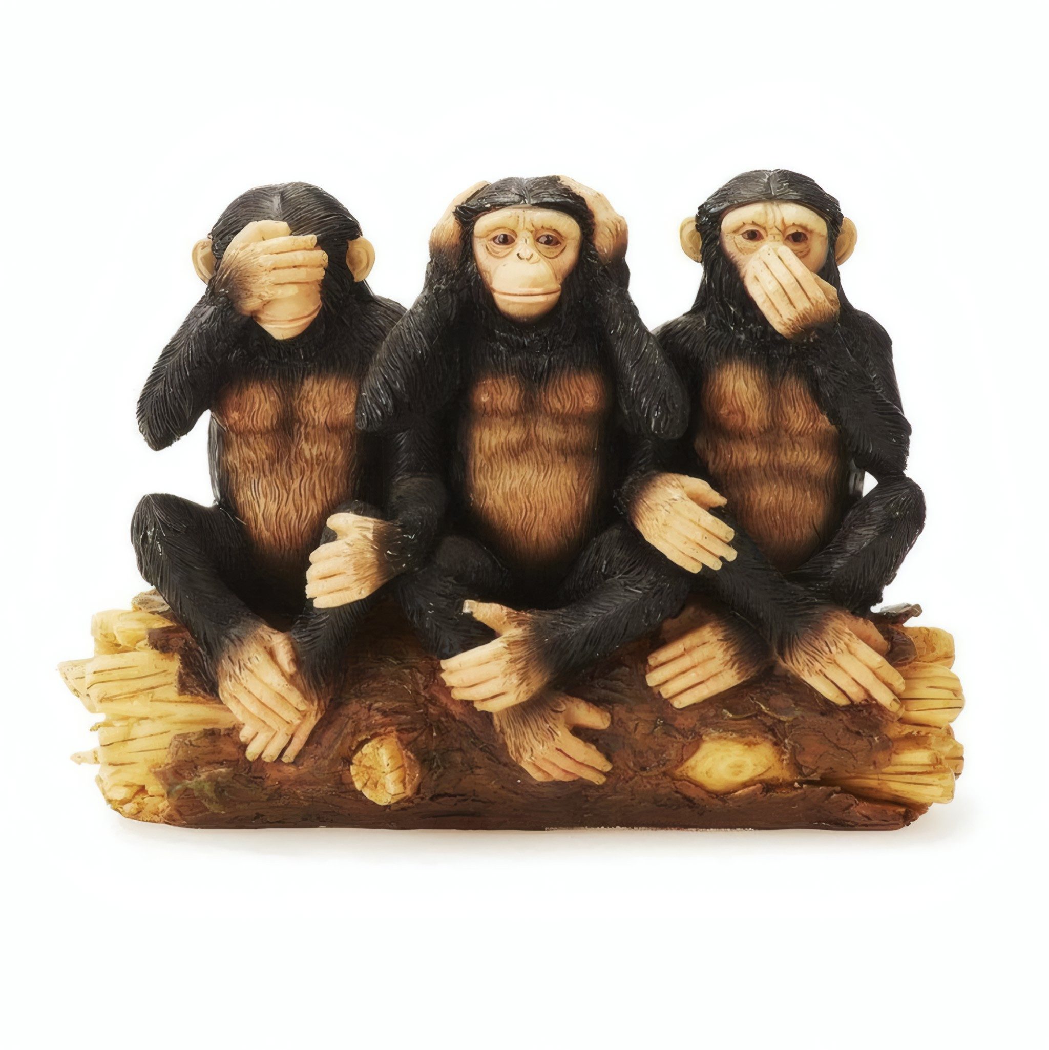 Euro Souvenirs Tierfigur Polyresin Affen 'Indische Weisheit' (1 St)