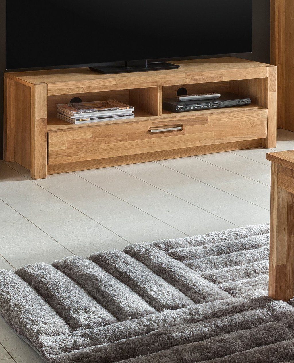 bv-vertrieb Lowboard TV-Lowboard TV-Schrank Fernsehschrank Wildeiche geölt - (4399)