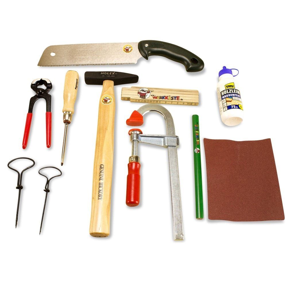 Die Werkkiste Werkzeugset Die Werkkiste - Kinder Werkzeugset Werkzeugtasche-Set