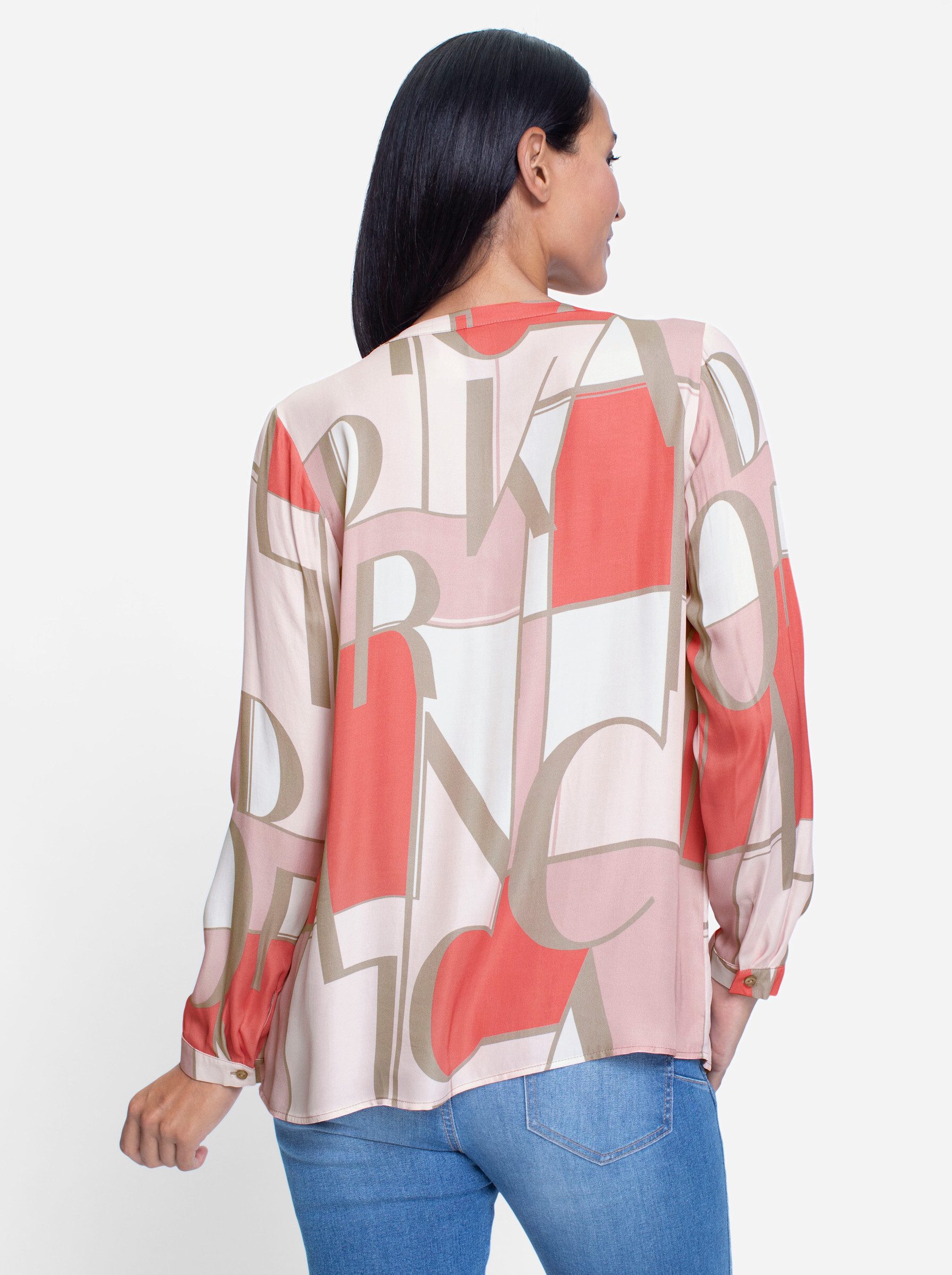 heine Klassische Bluse Druckbluse Langarm günstig online kaufen
