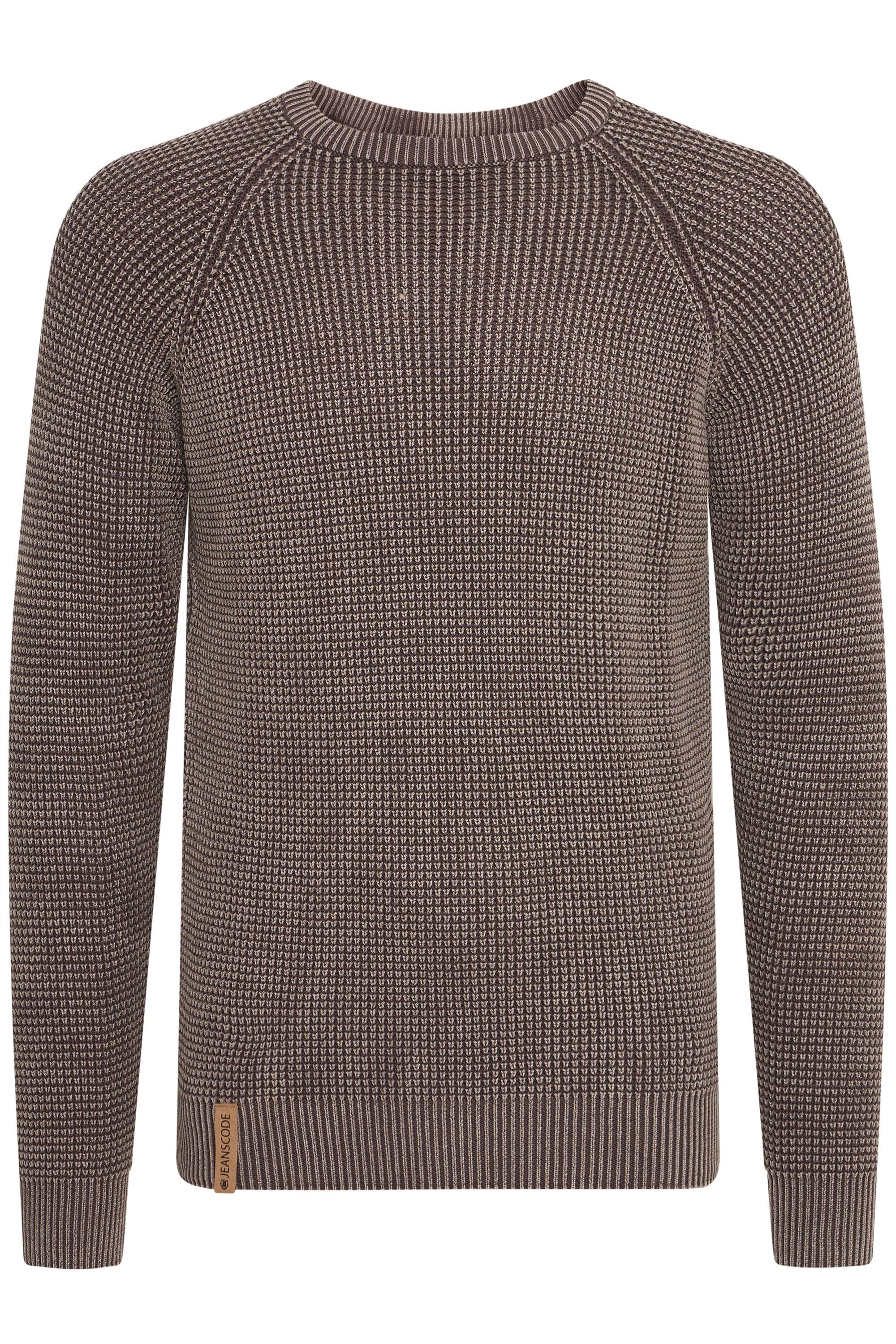 Indicode Strickpullover IDRockford Strickpulli in Waffelstrick-Optik günstig online kaufen