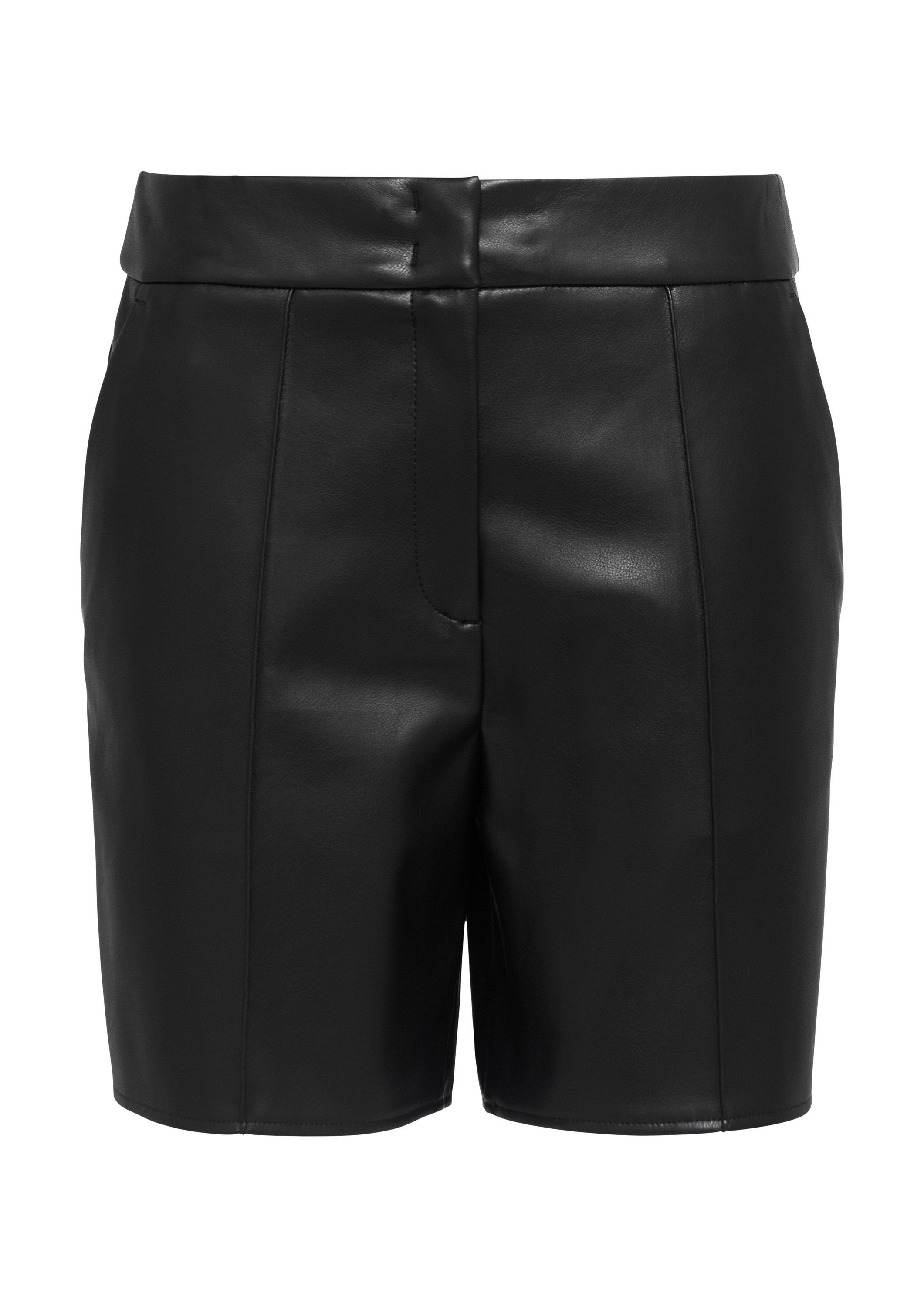 s.Oliver Shorts Bermuda Shorts aus Lederimitat günstig online kaufen