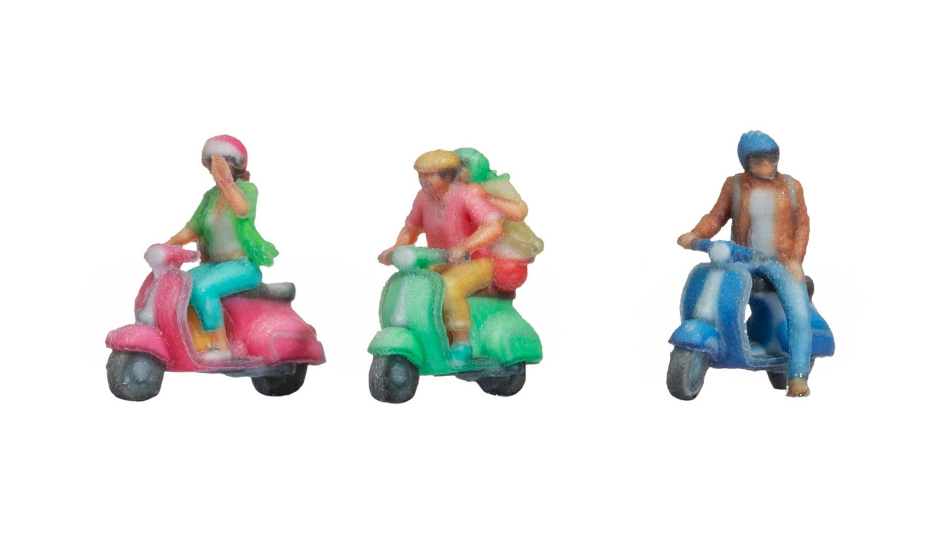 NOCH Dekofigur NOCH Z Figuren Motorrollerfahrer, Miniaturfiguren