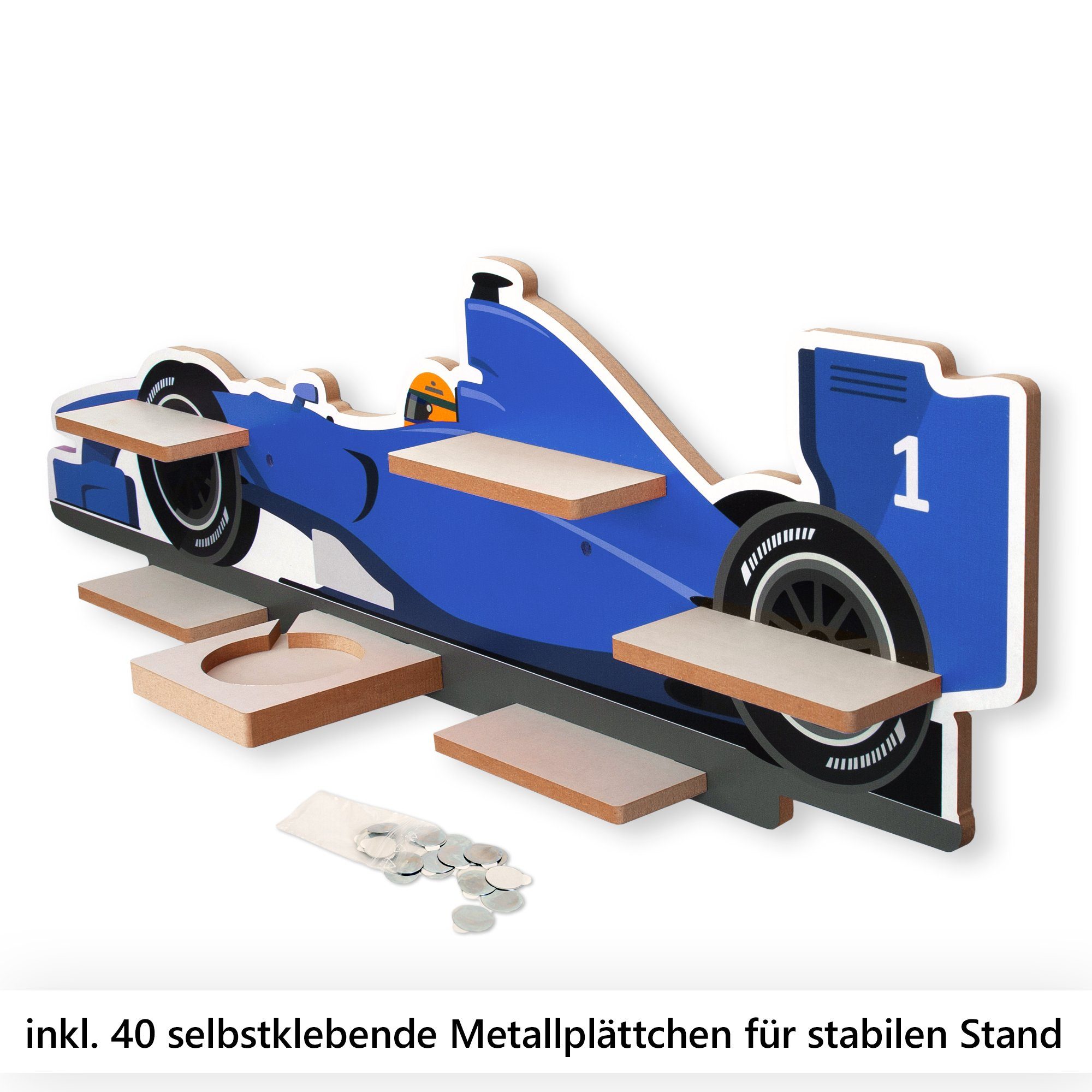 Kreative Feder Kinderregal MUSIKBOX-REGAL Rennauto, für günstig online kaufen