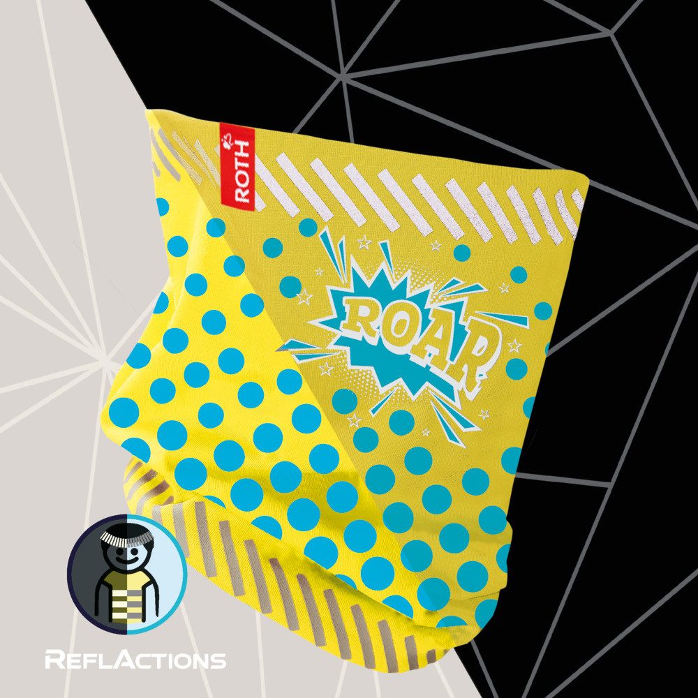 Roth Loop Roth Schlauchschal reflektierend roar gelb