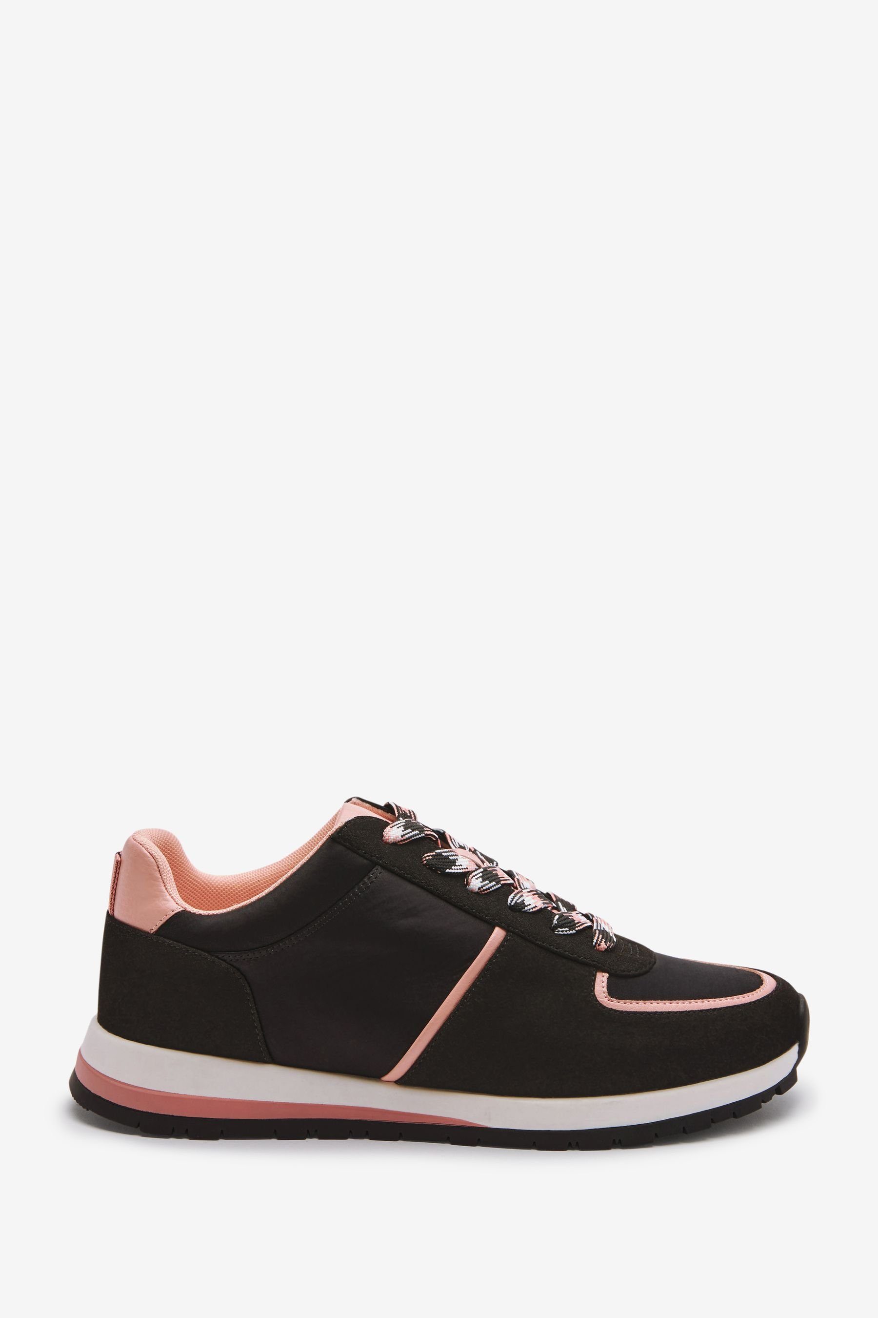 Next Forever Comfort® Turnschuhe farblich abgesetzt Sneaker (1-tlg) Black/Pink