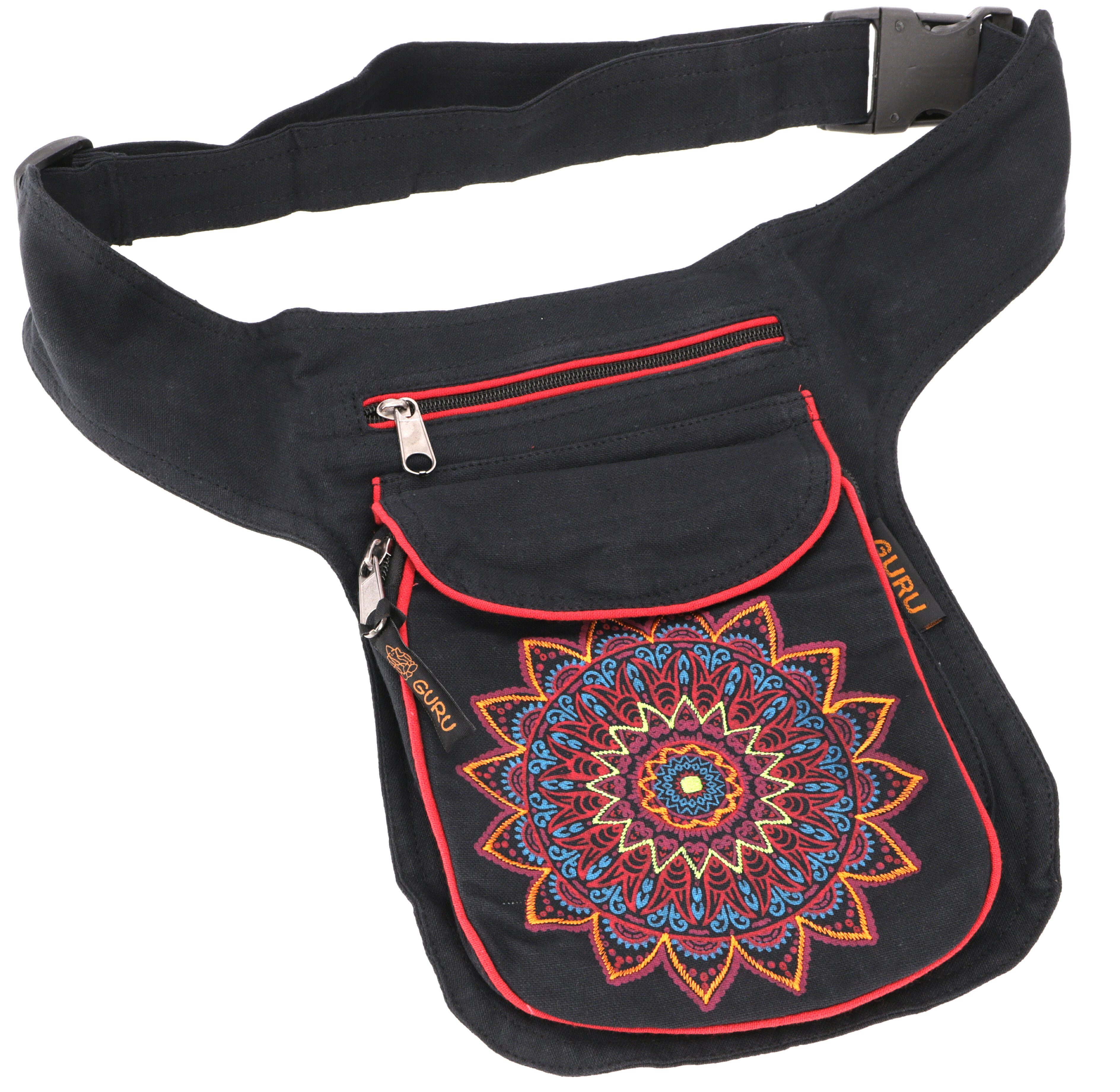 Guru-Shop Gürteltasche Stoff Sidebag & Hüfttasche Mandala, Goa..
