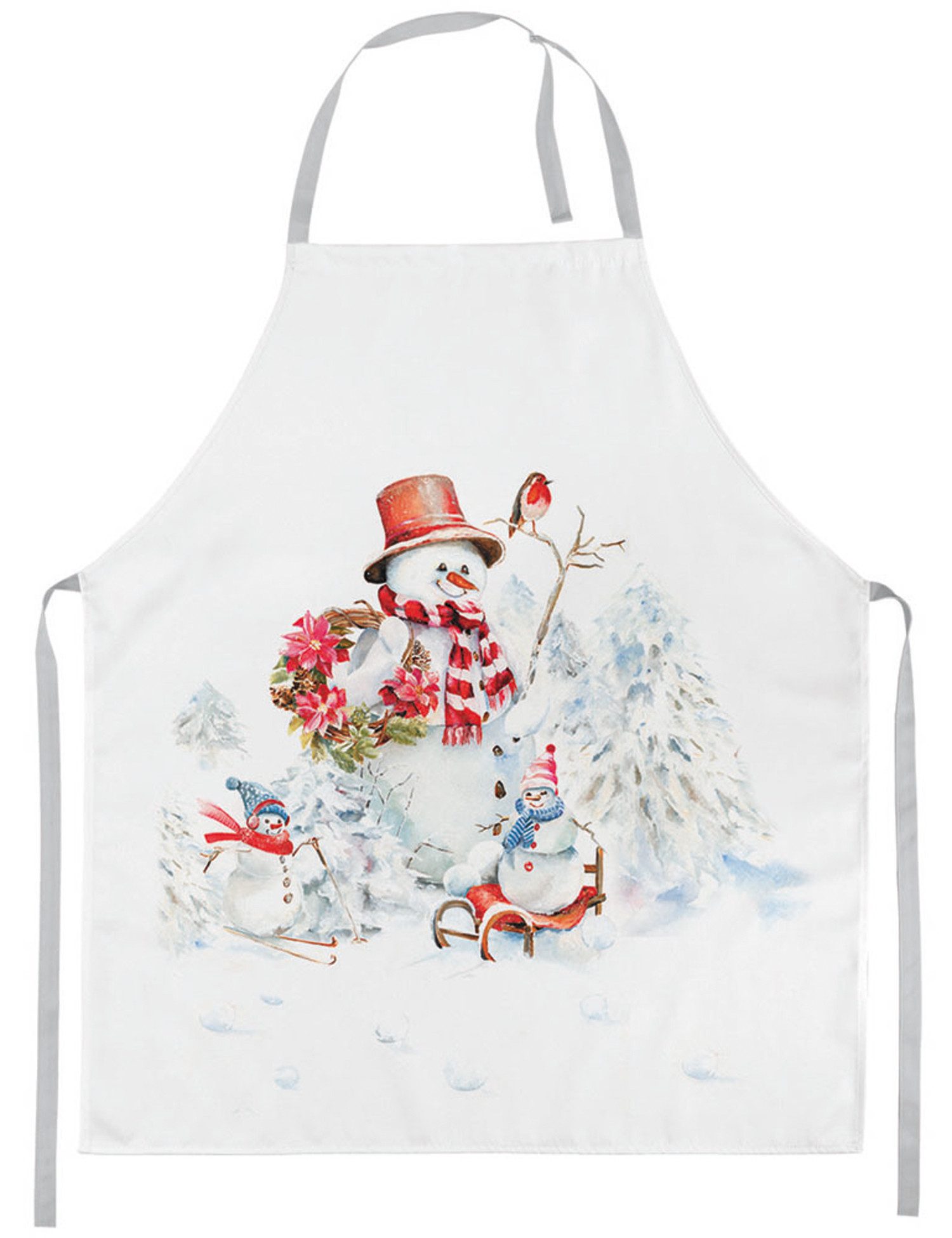 Ambiente® Kochschürze Sporty snowmen, (1-tlg., 1-teilig), Küchenschürze Nac günstig online kaufen