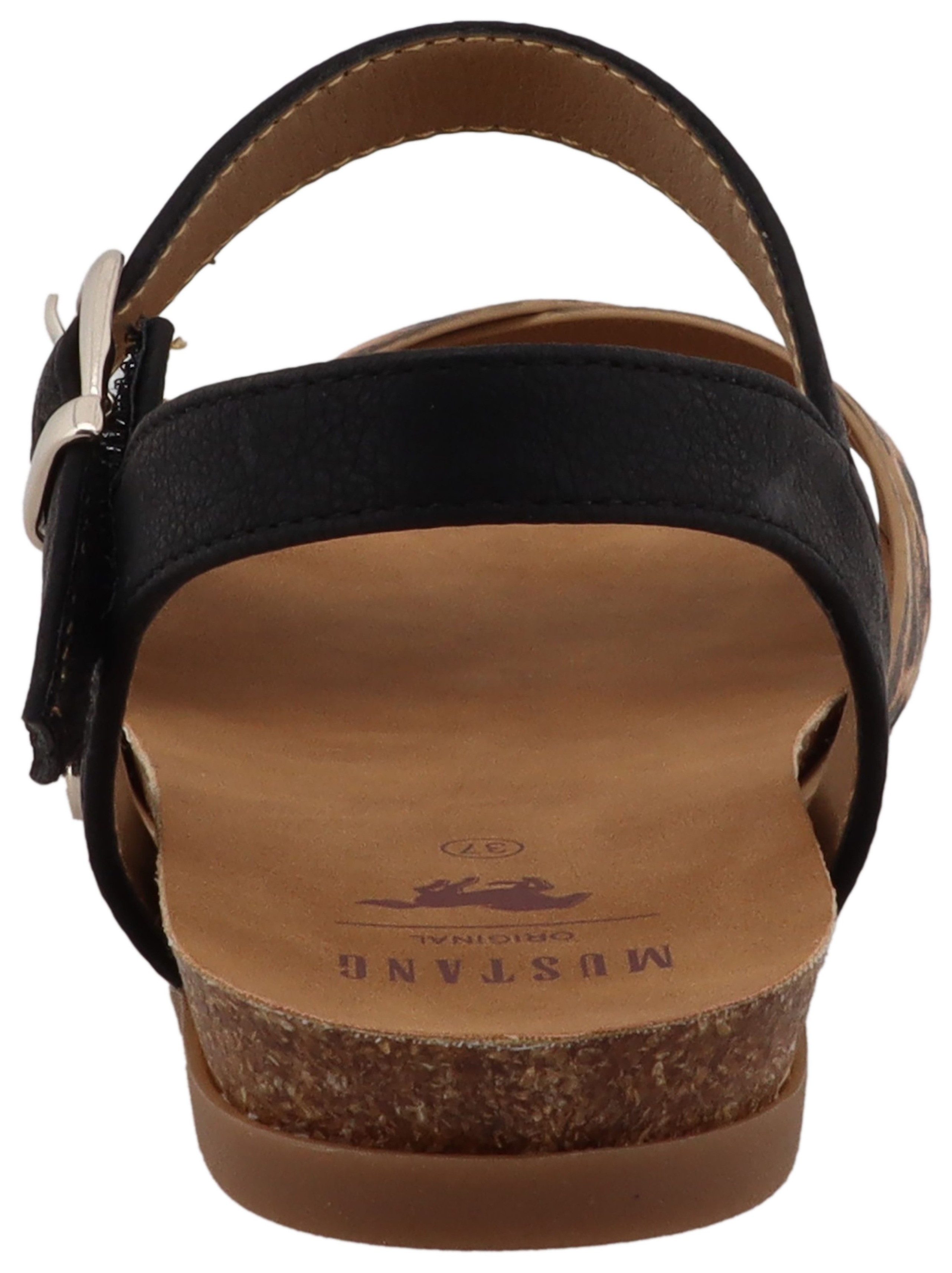 Mustang Shoes Nannette Riemchensandale Sandalette, Sommerschuh mit verstell günstig online kaufen