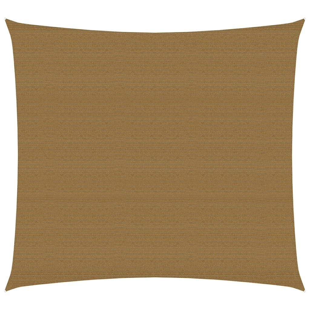 vidaXL Sonnensegel Sonnensegel 160 gm² Taupe 2x2,5 m HDPE
