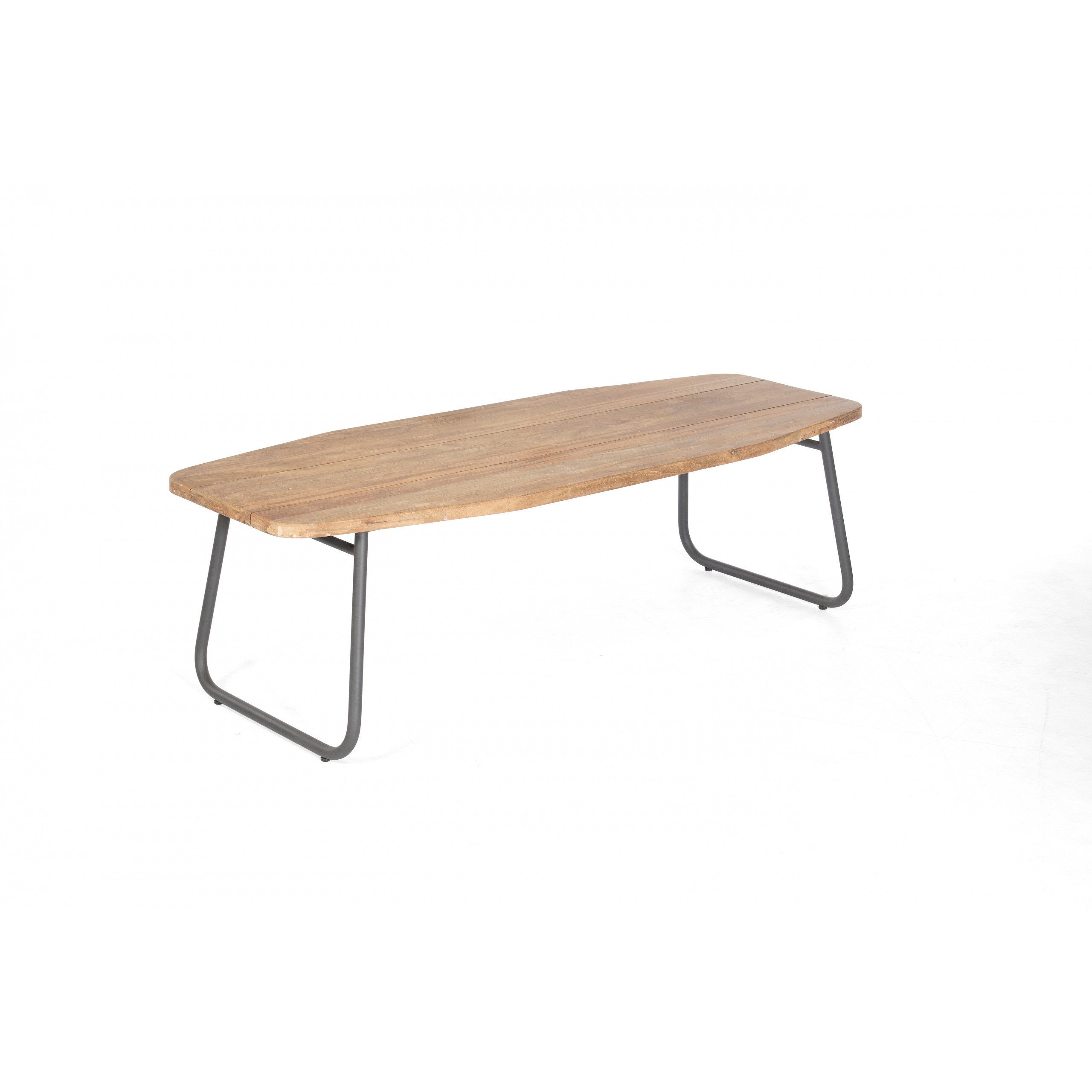 SonnenPartner Gartentisch Sonnenpartner Tisch Centurion 240/90x73 cm Aluminium/ Old Teak