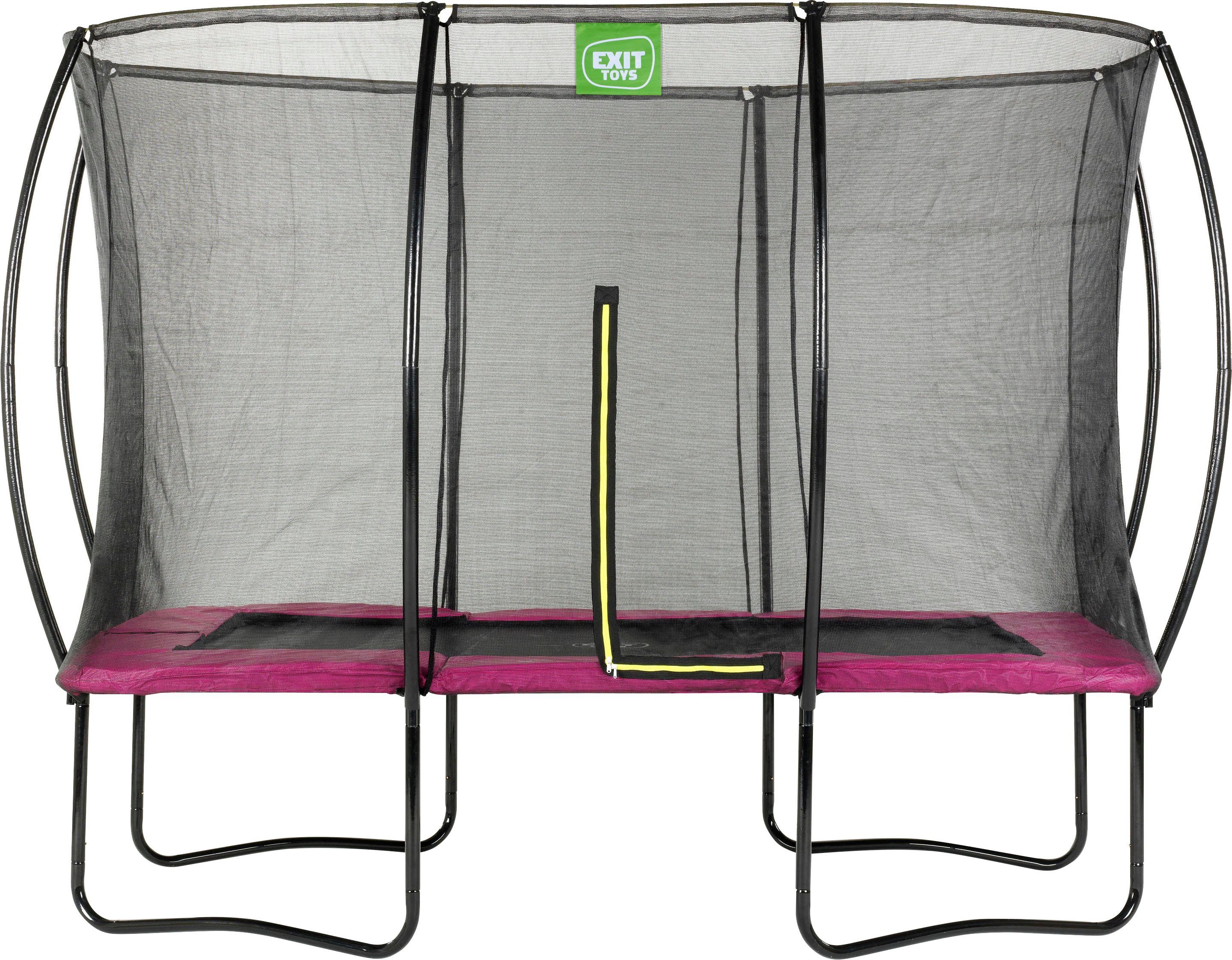 EXIT Gartentrampolin Silhouette, mit Sicherheitsnetz