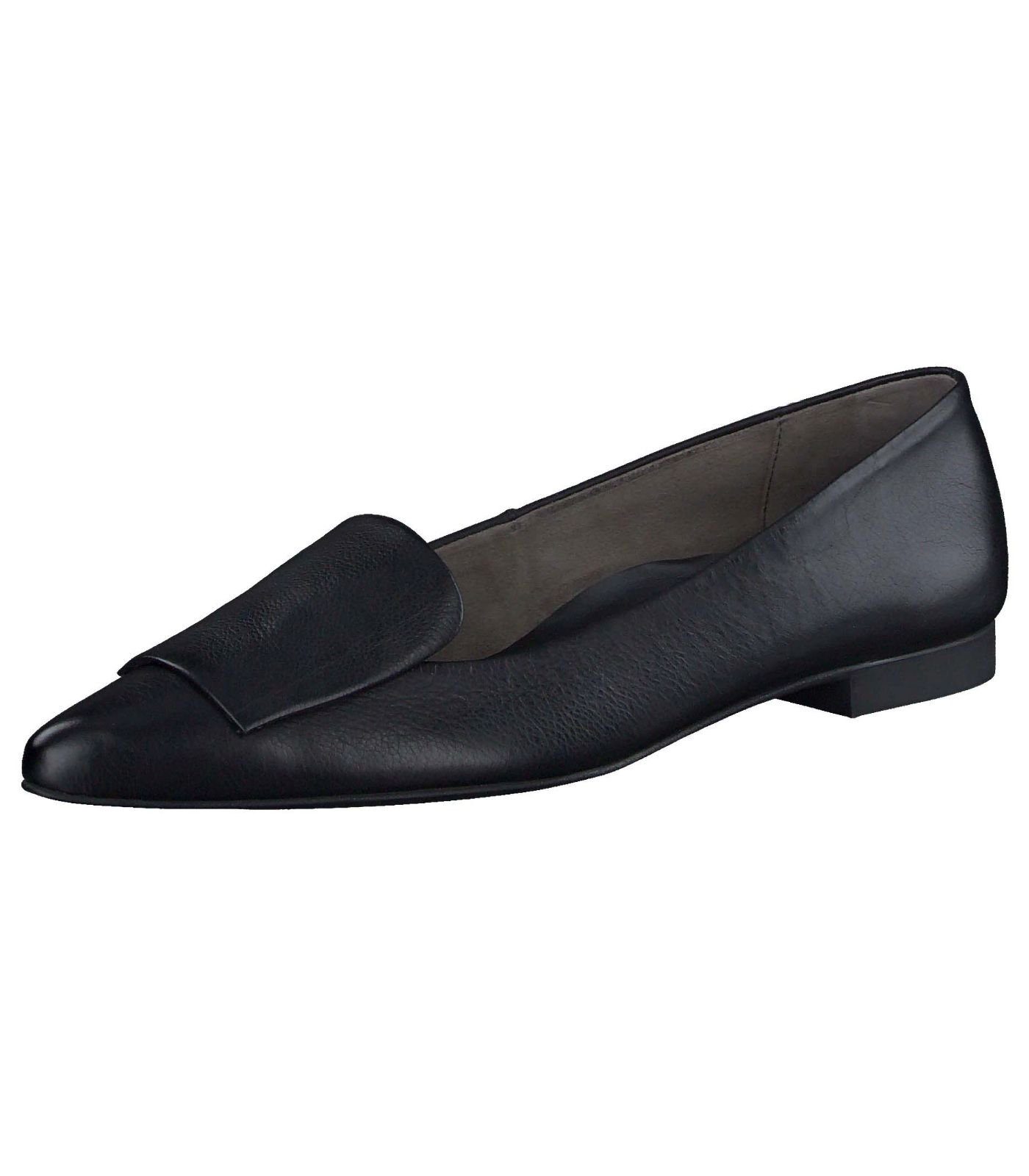 Paul Green Ballerinas Glattleder Ballerina Schwarz