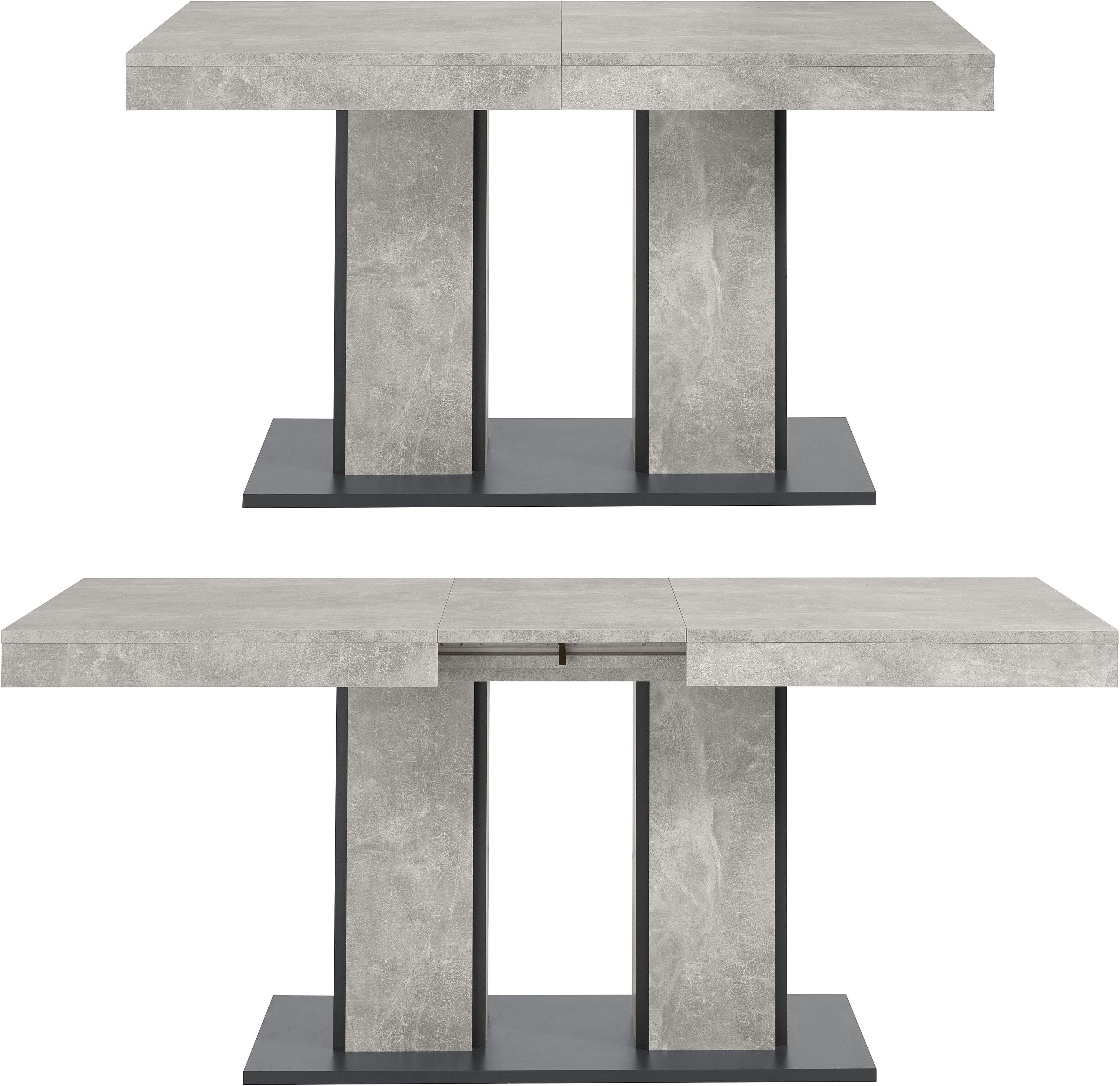 HELA Esstisch ROSE, Auszugsfunktion, Breite 140-180 cm