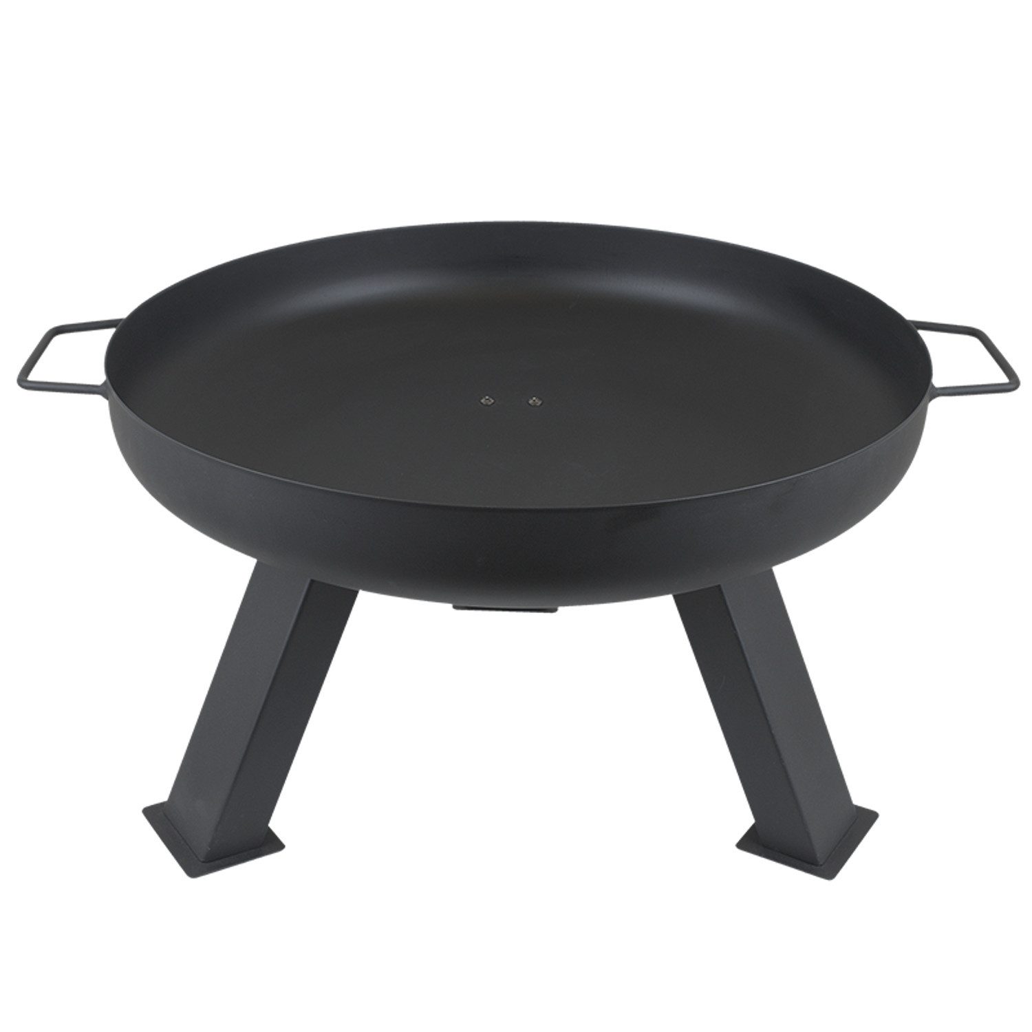 Master Grill & Party Feuerschalen-Pfanne MG440, Feuerschale Stahlschüssel 60 cm Griffe