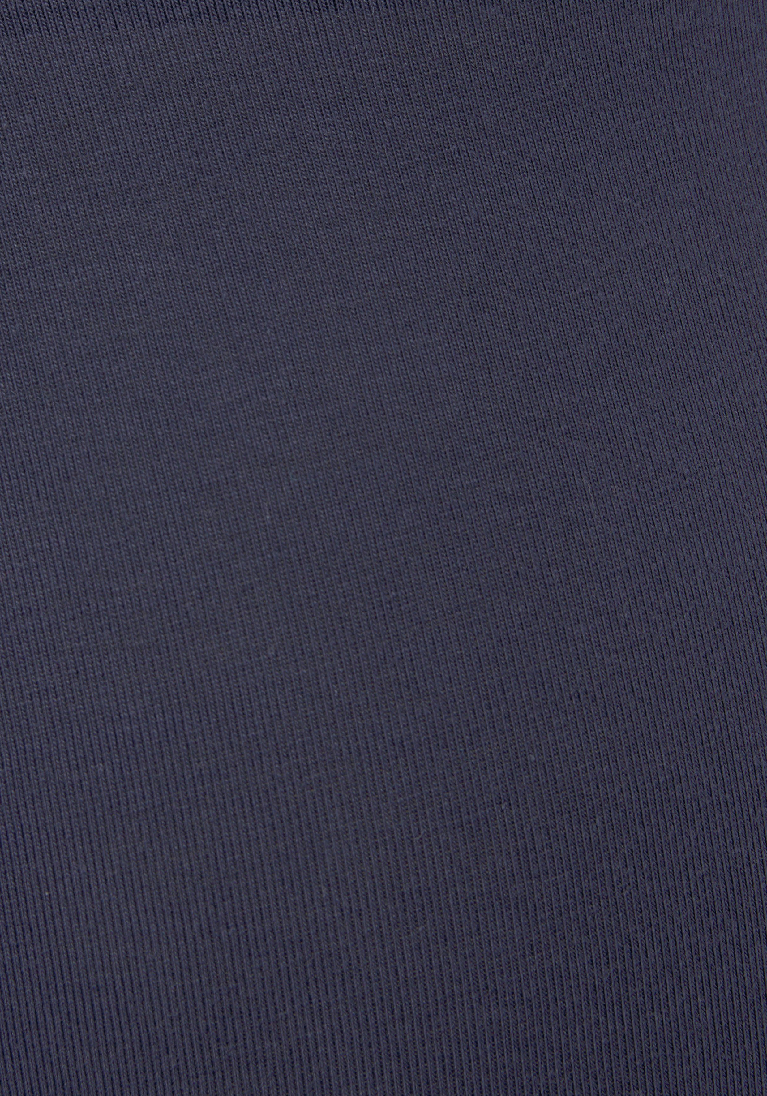 LASCANA Shorts mit breitem Bündchen und Logodruck, Loungewear