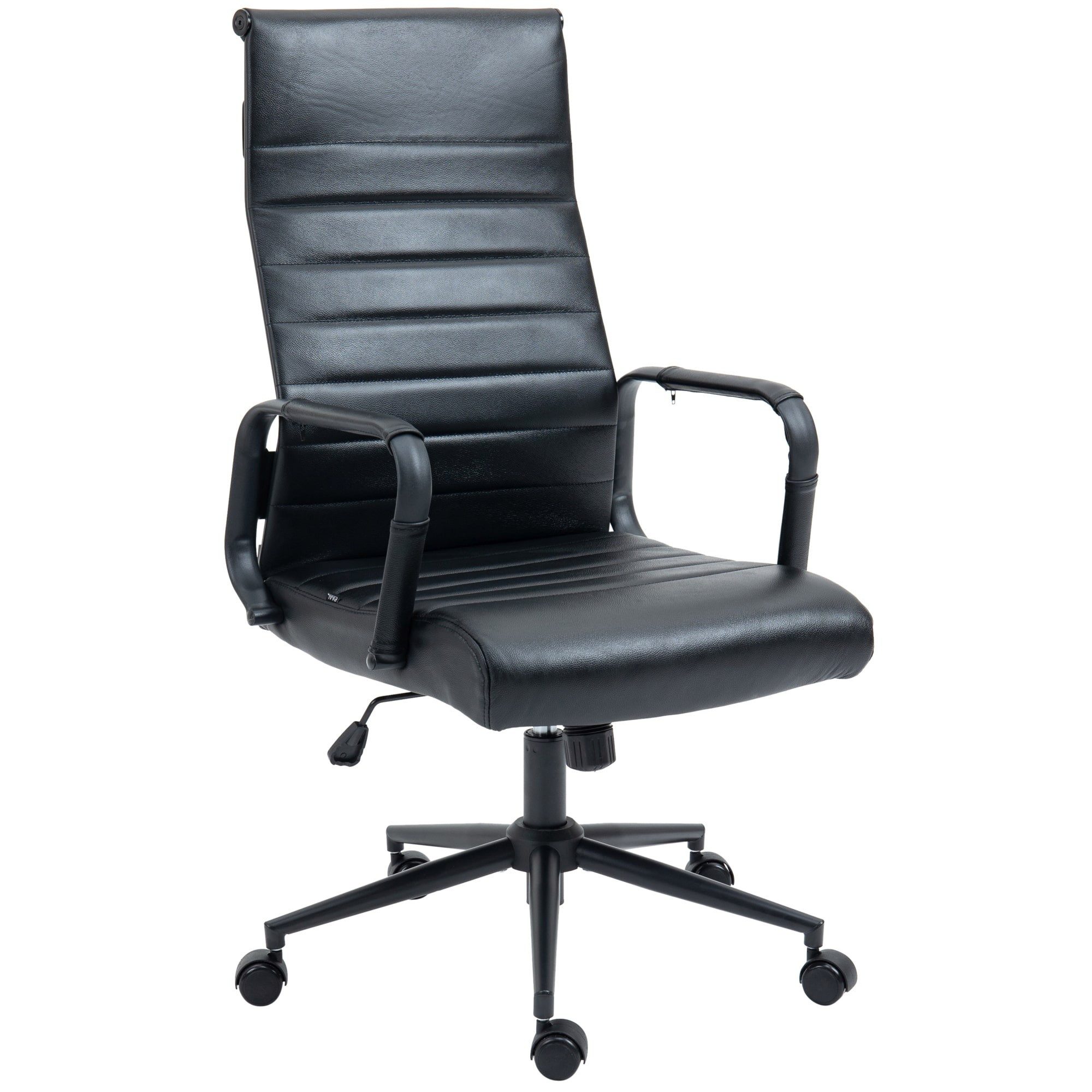 CLP Bürostuhl Chefsessel Drehstuhl Schreibtischstuhl (Spar-Set, 1 St), Echtleder, höhenverstellbar, Wippmechanik, 136 kg