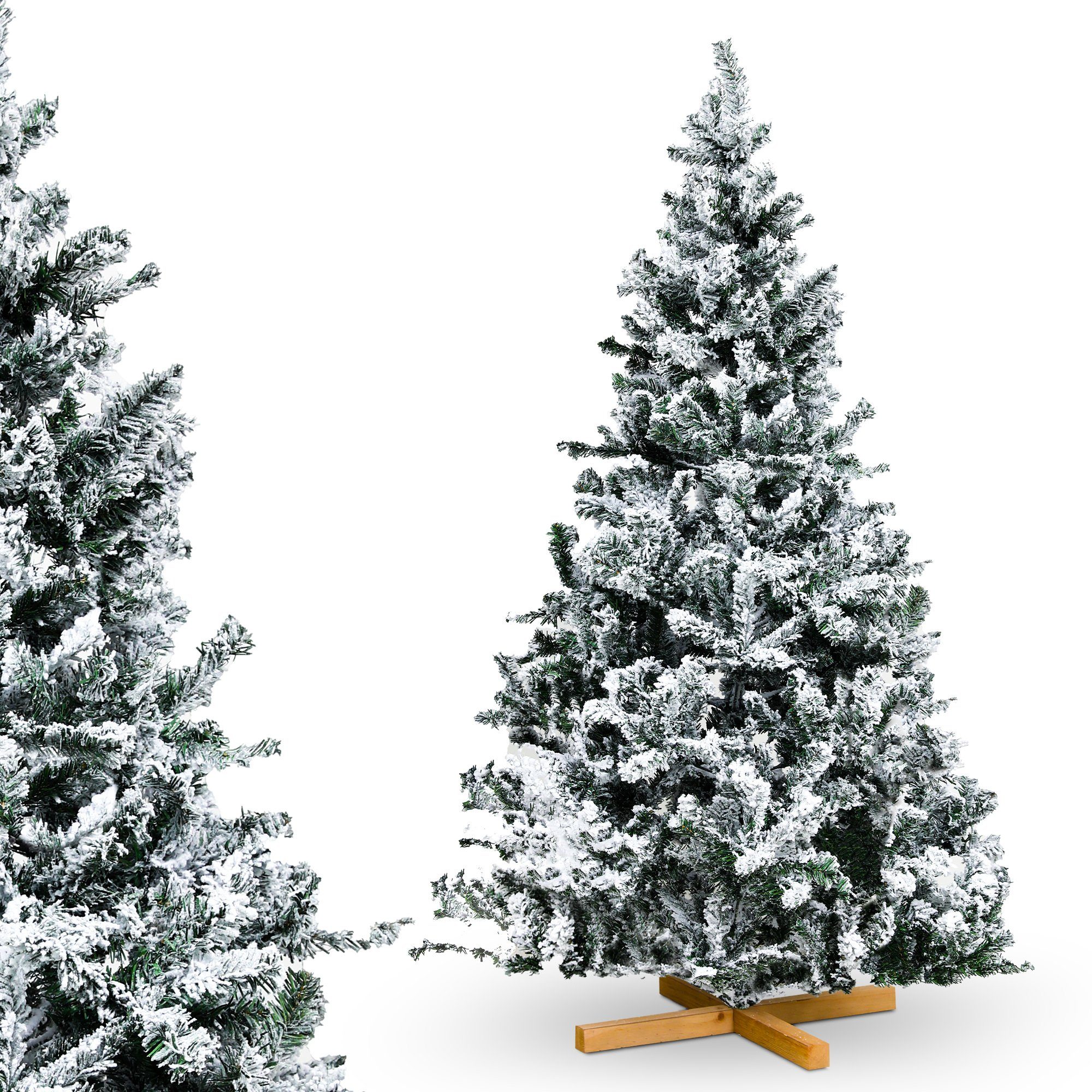 Urhome Künstlicher Weihnachtsbaum Urhome Künstlicher Weihnachtsbaum mit Ständer Weiß