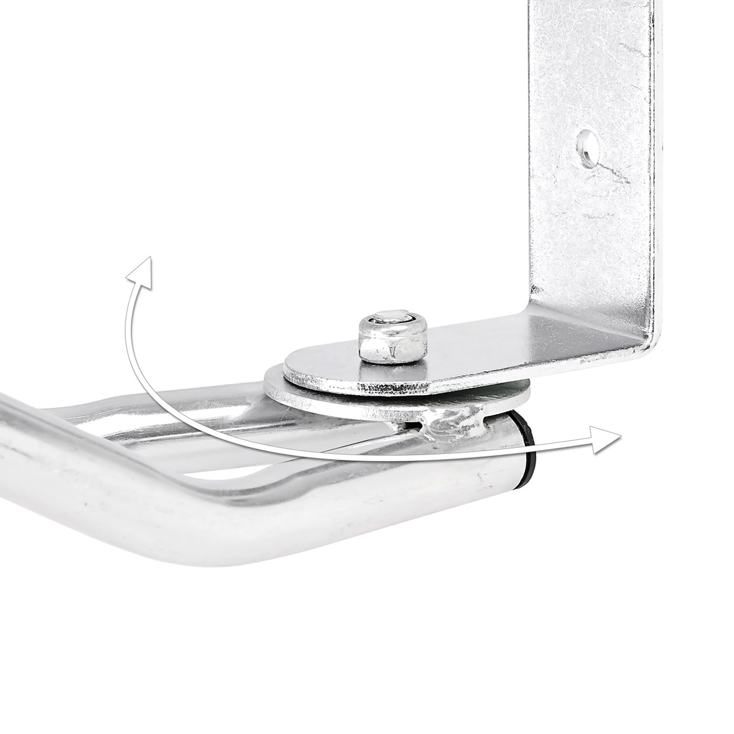 relaxdays Fahrradständer Wand einstellbar