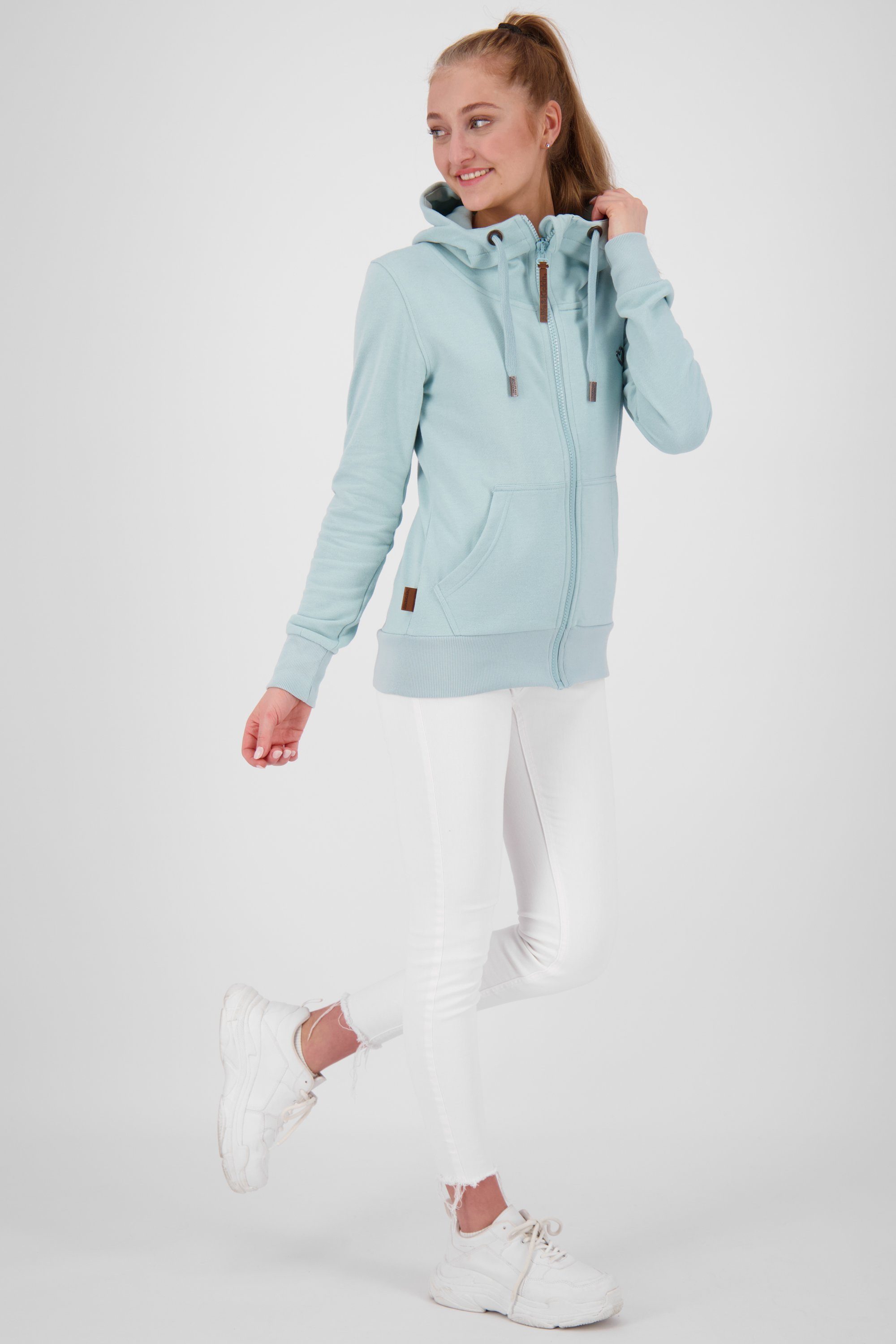 Alife & Kickin Sweatjacket YasminAK Kapuzensweatjacke Kapuzensweatjacke, Sweatjacke Damen A ice