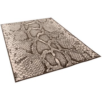 Designteppich Designer Teppich Samba Schlangen Tiermuster, Pergamon, Rechteckig, Höhe: 13 mm