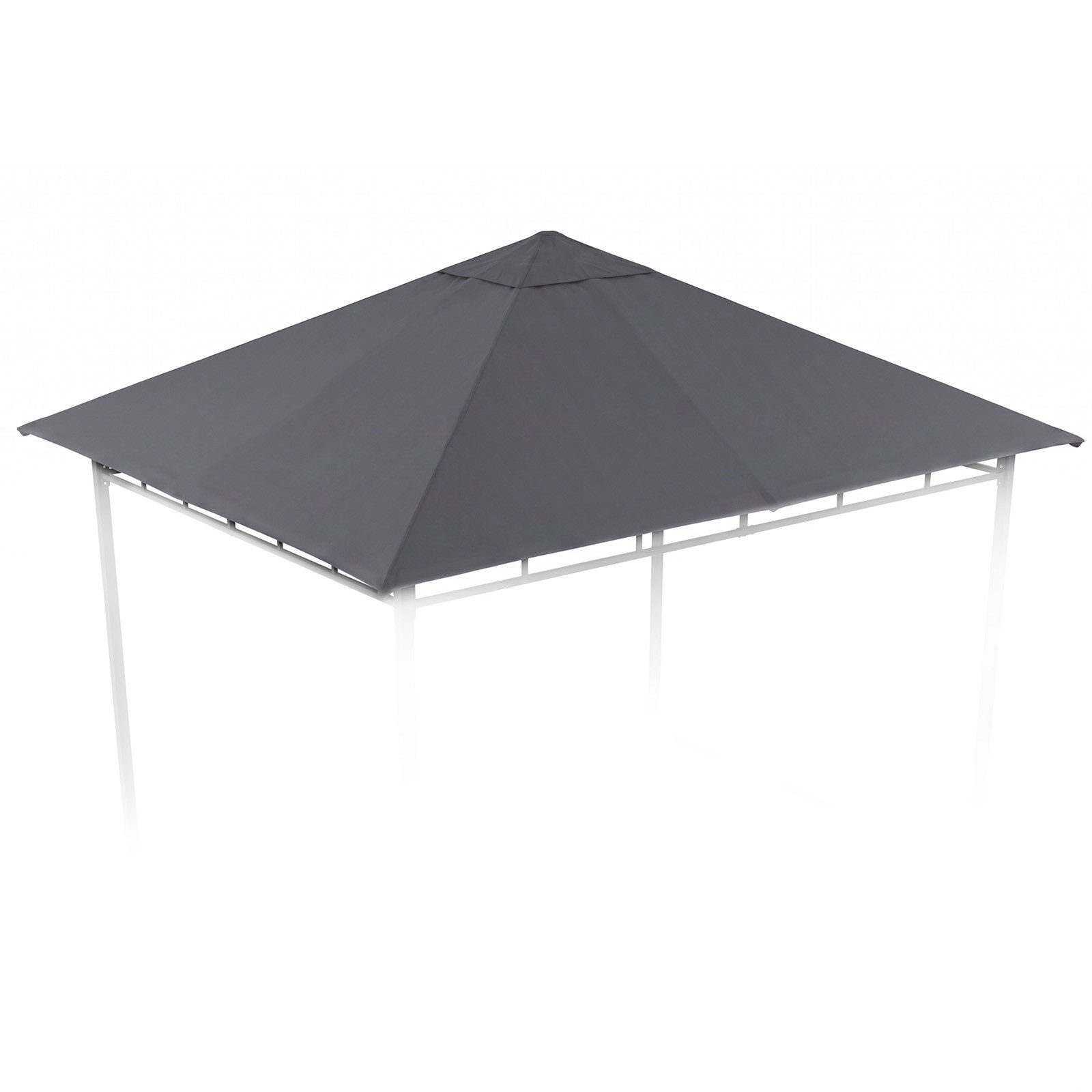 Sekey Pavillon-Ersatzdach Ersatzdach für Gartenpavillon 3x3 m Wasserdicht mit UV-Schutz, Robustes 800D Polyestergewebe mit doppelter PU-Beschichtung
