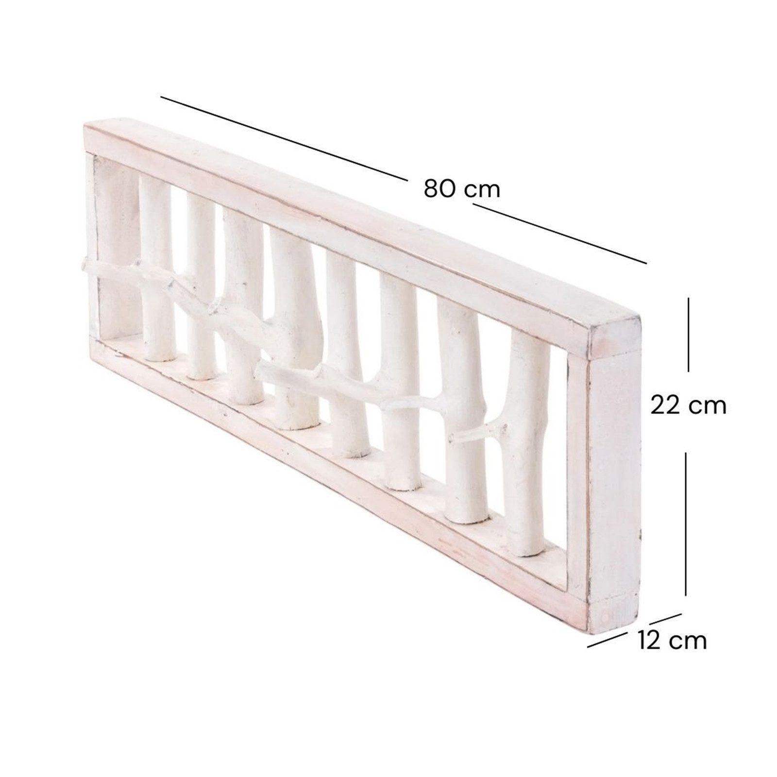 DESIGN DELIGHTS Wandgarderobe WANDGARDEROBE TREIBHOLZ UNIKAT, 80x22cm (BxH) günstig online kaufen