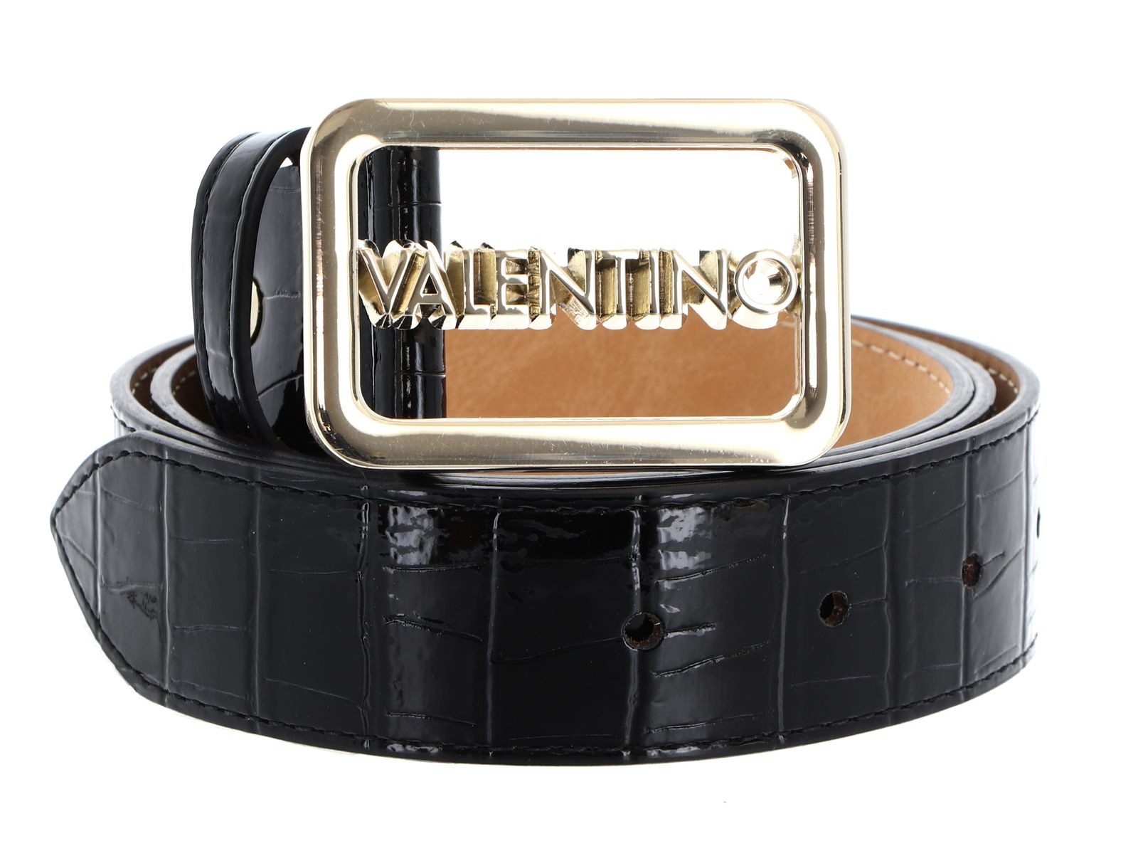 VALENTINO BAGS Synthetikgürtel Plaque Buckle Belt günstig online kaufen
