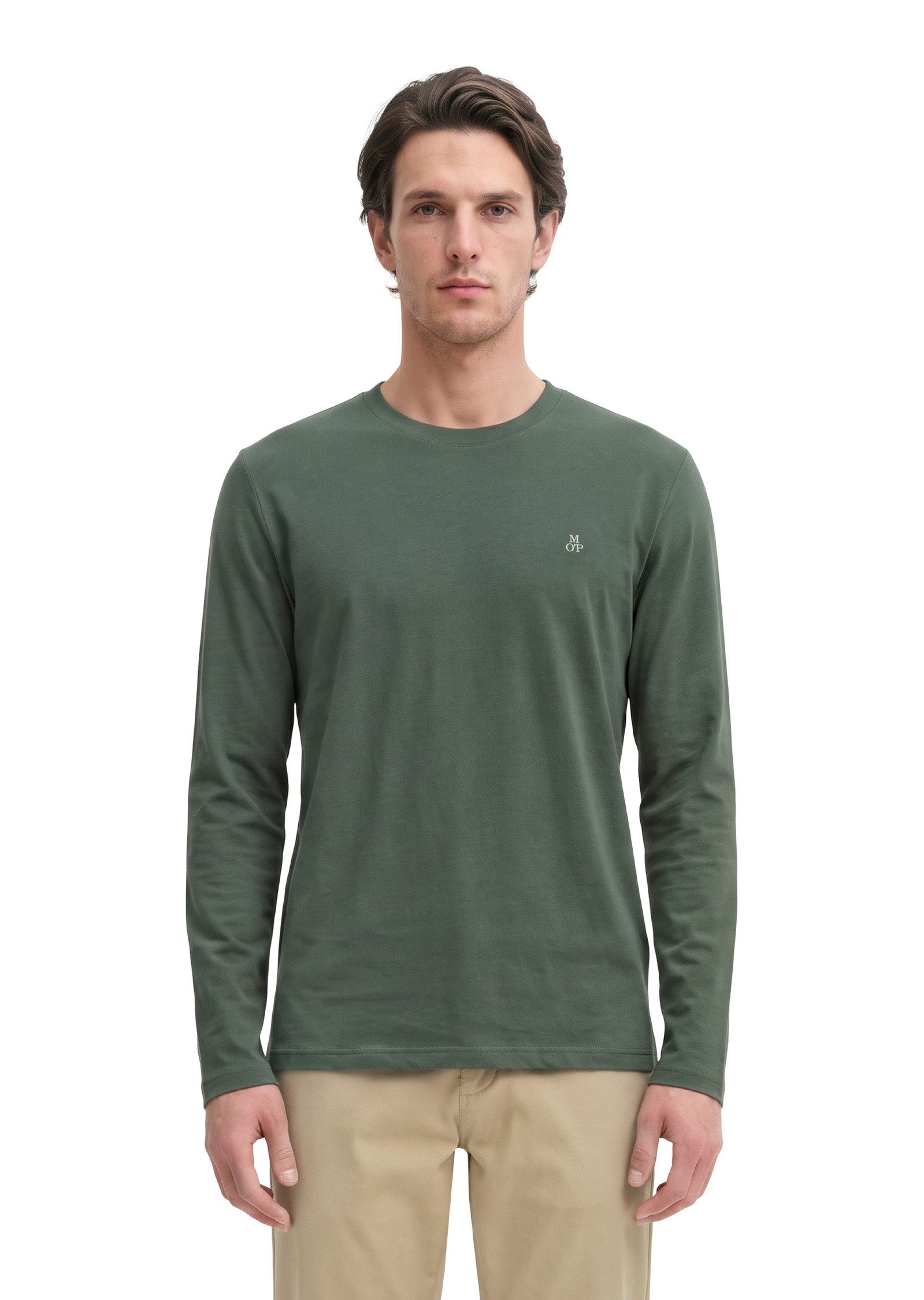 Marc O'Polo Langarmshirt aus reiner Bio-Baumwolle