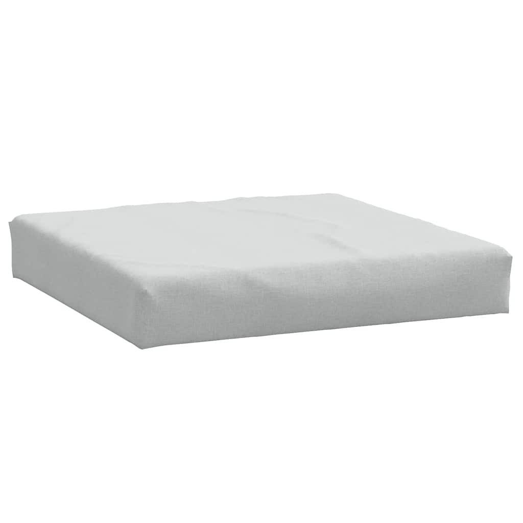 vidaXL Palettenkissen, Palettenkissen Melange Hellgrau 60x60x10 cm Stoff