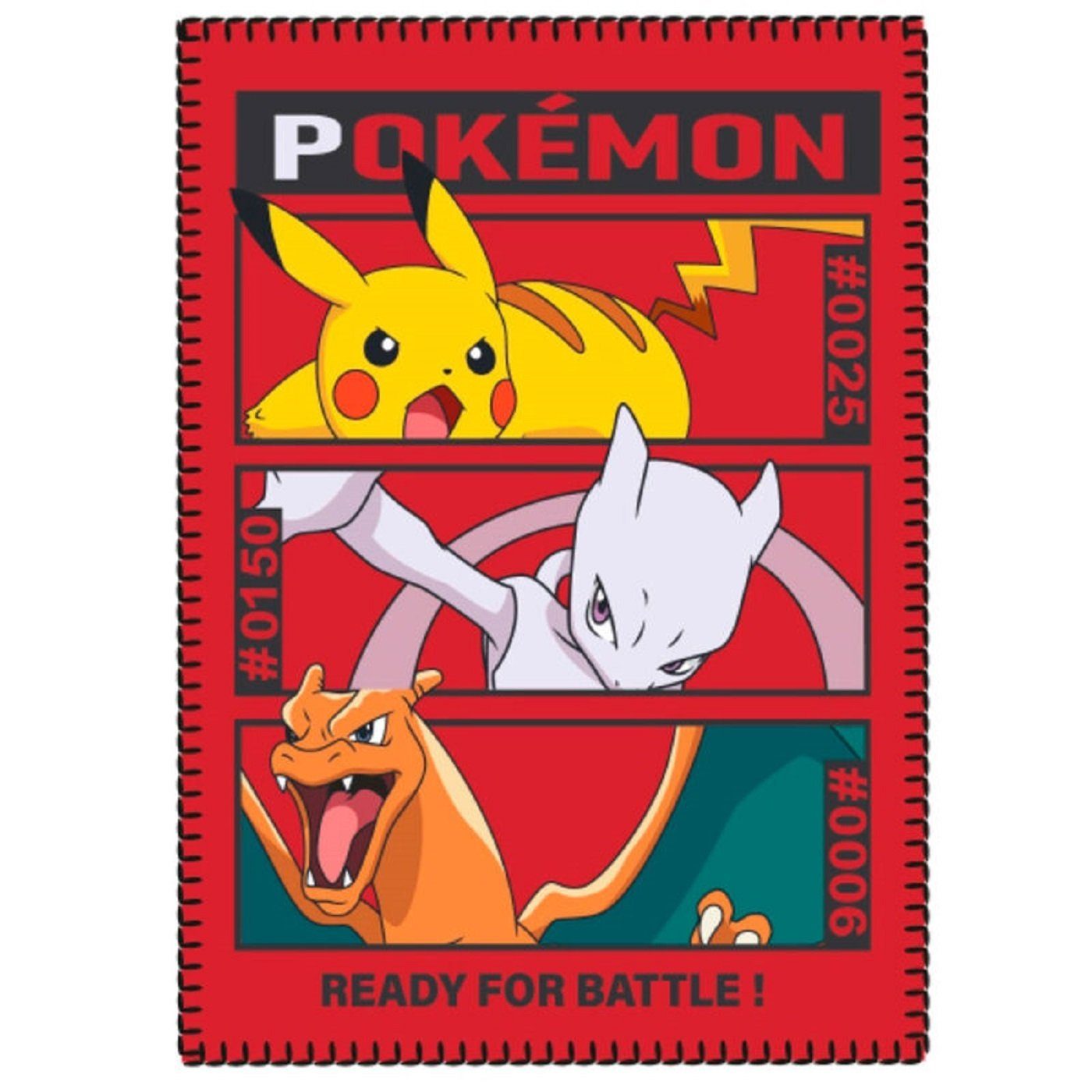 Wohndecke Pokemon Fleecedecke Schmusedecke Kuscheldecke 100 x 140 cm, AY!Max